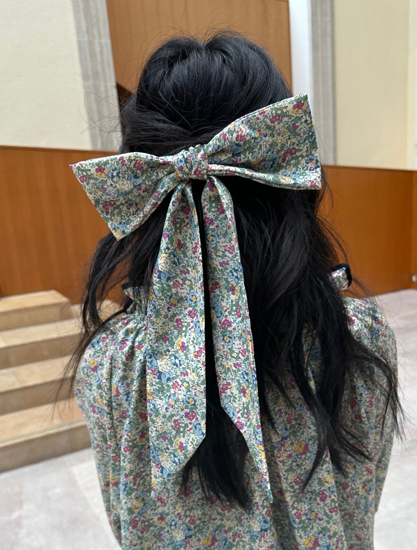 Eloise Hair Bow - Liberty Ditsy Floral