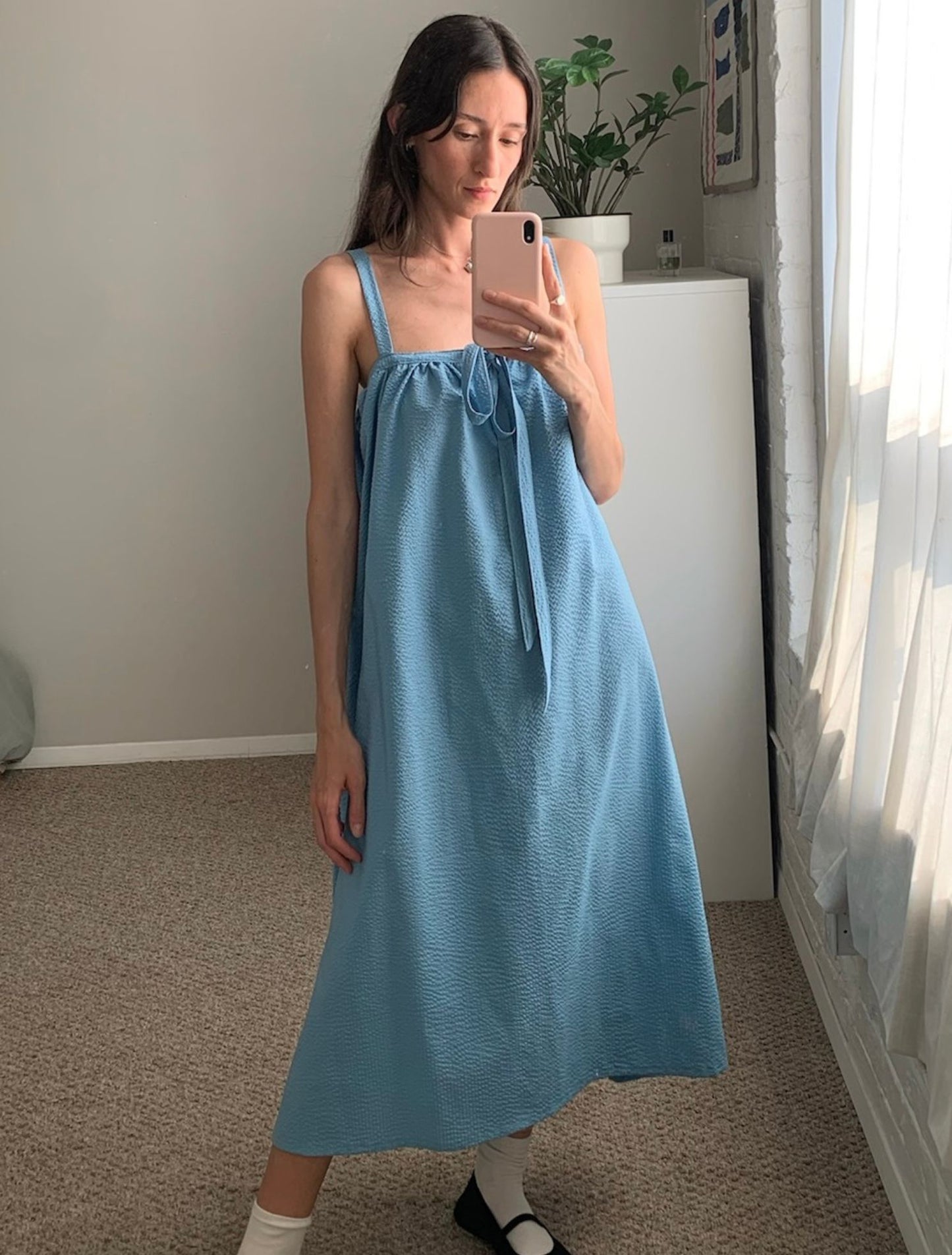 Margaret Dress - Bice Blue