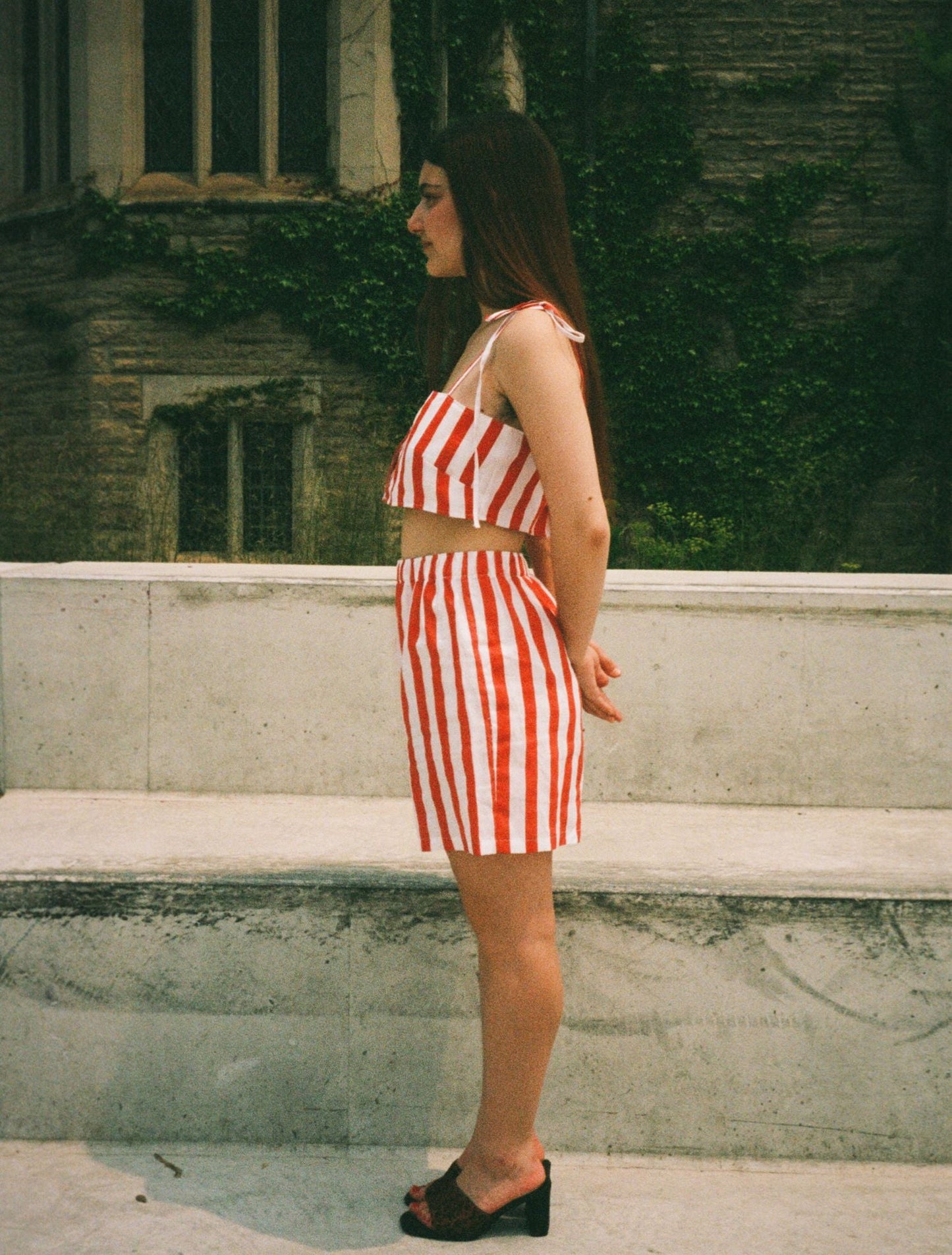 Babette Top - Strata Stripe - Sample