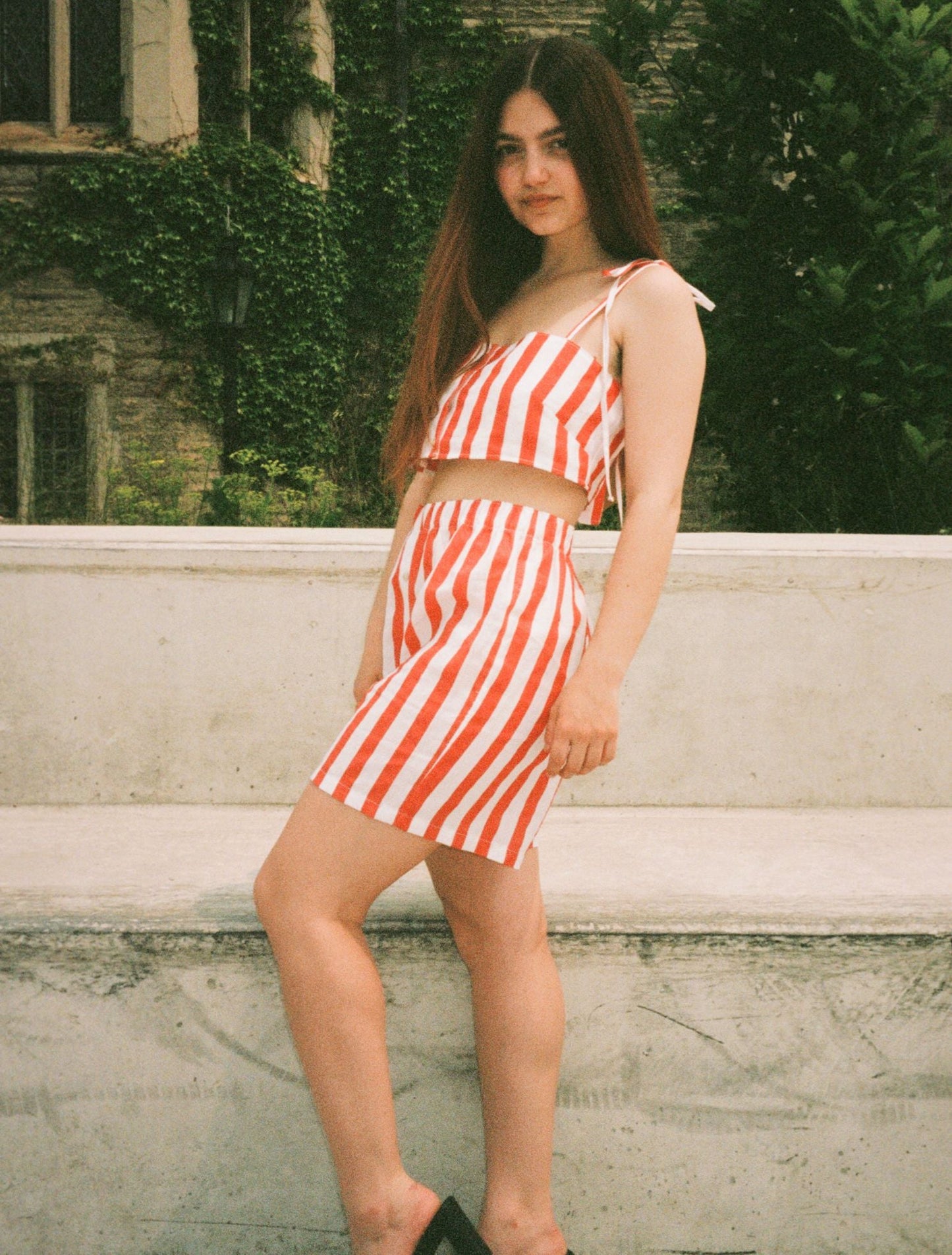 Babette Top - Strata Stripe - Sample