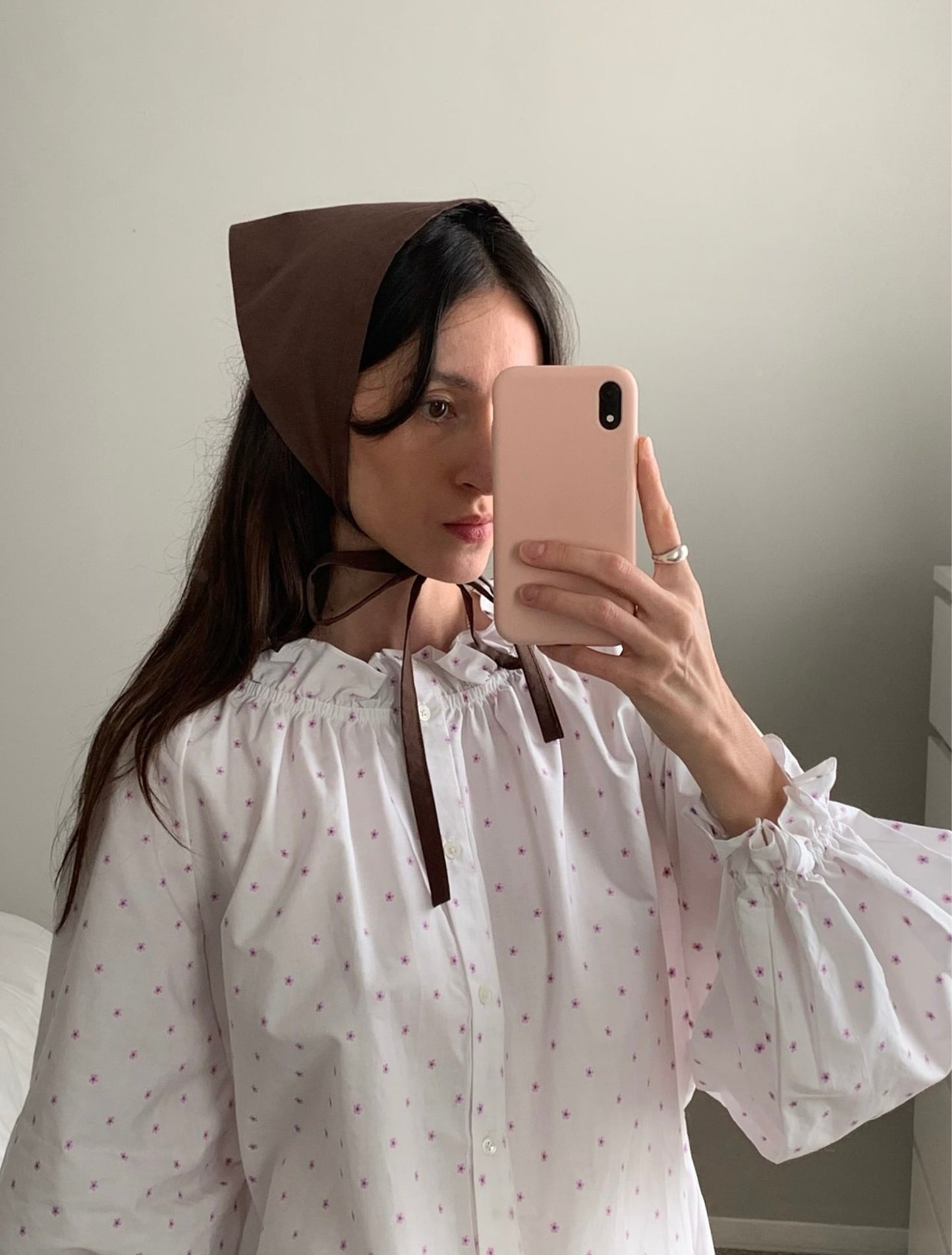 Triangle Scarf - Chocolate