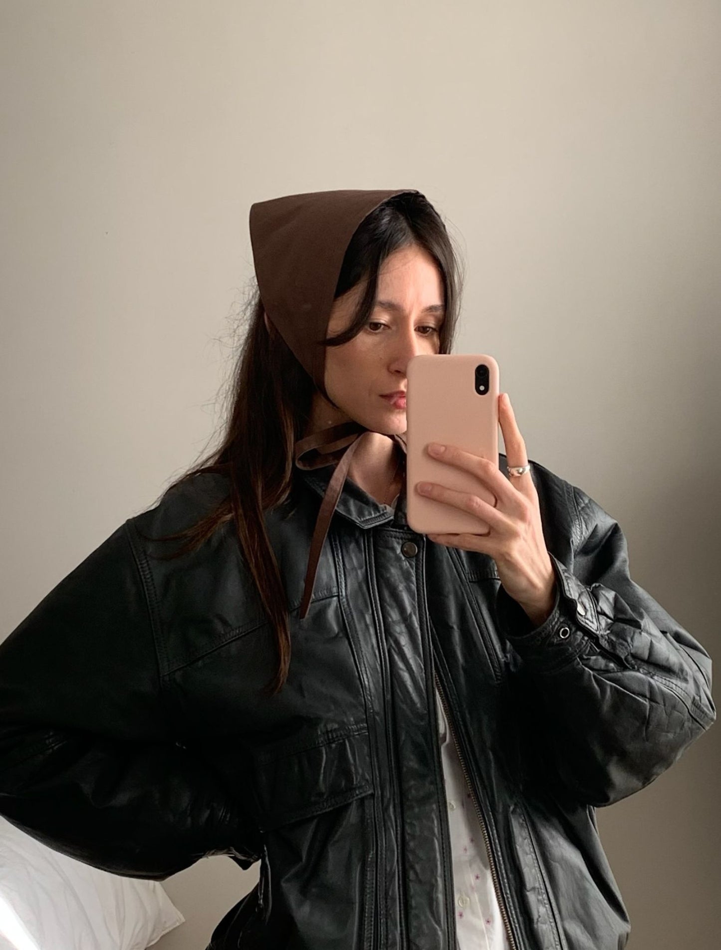 Triangle Scarf - Chocolate