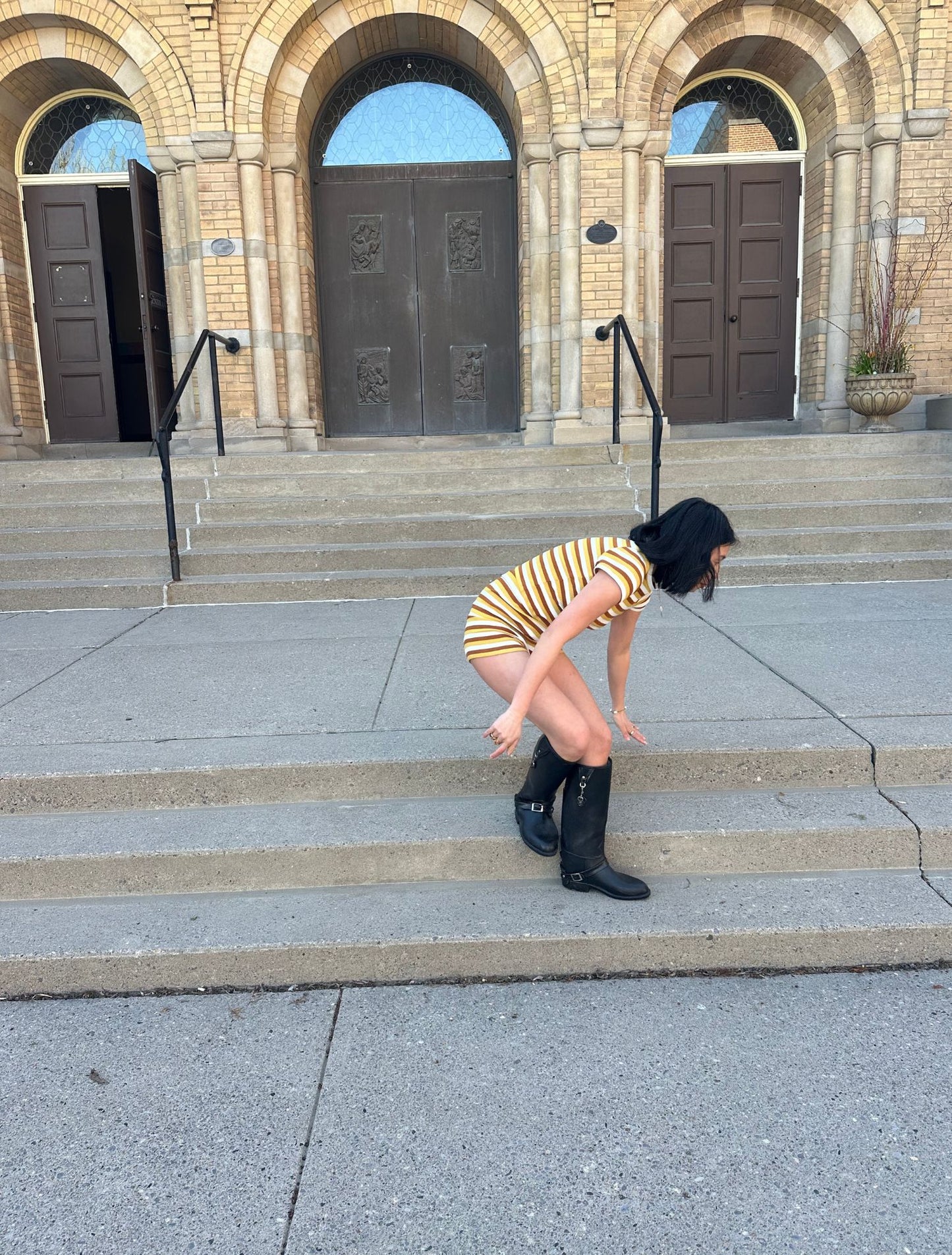 Sugar Shorts - Pollen Stripe