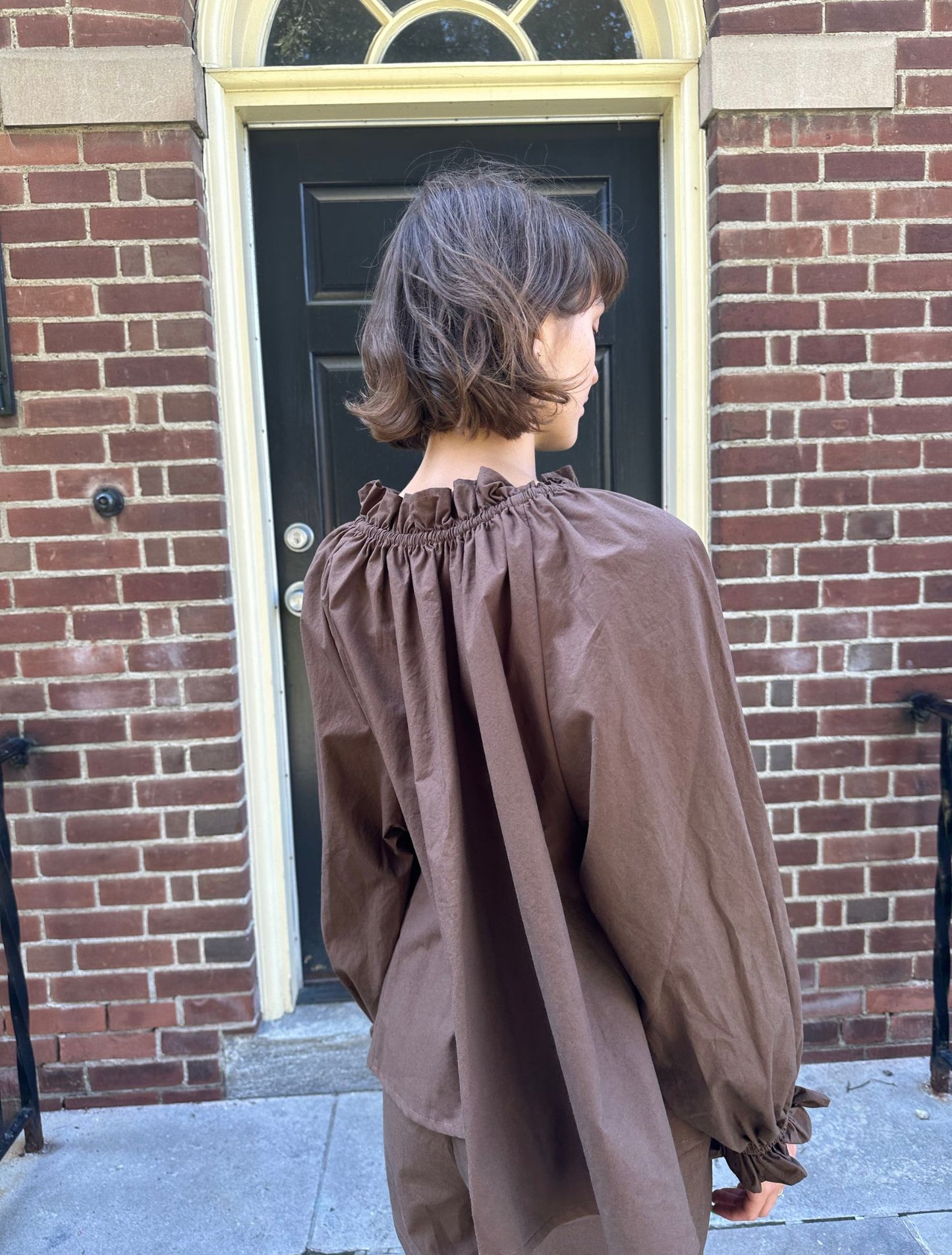 Claire Blouse - Chocolate