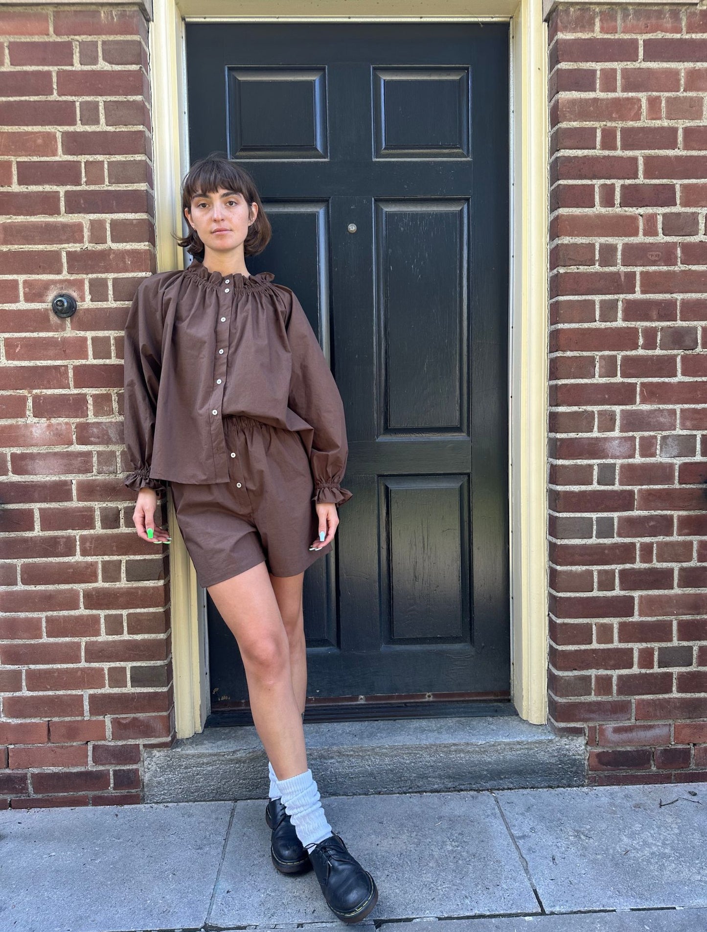 Claire Blouse - Chocolate