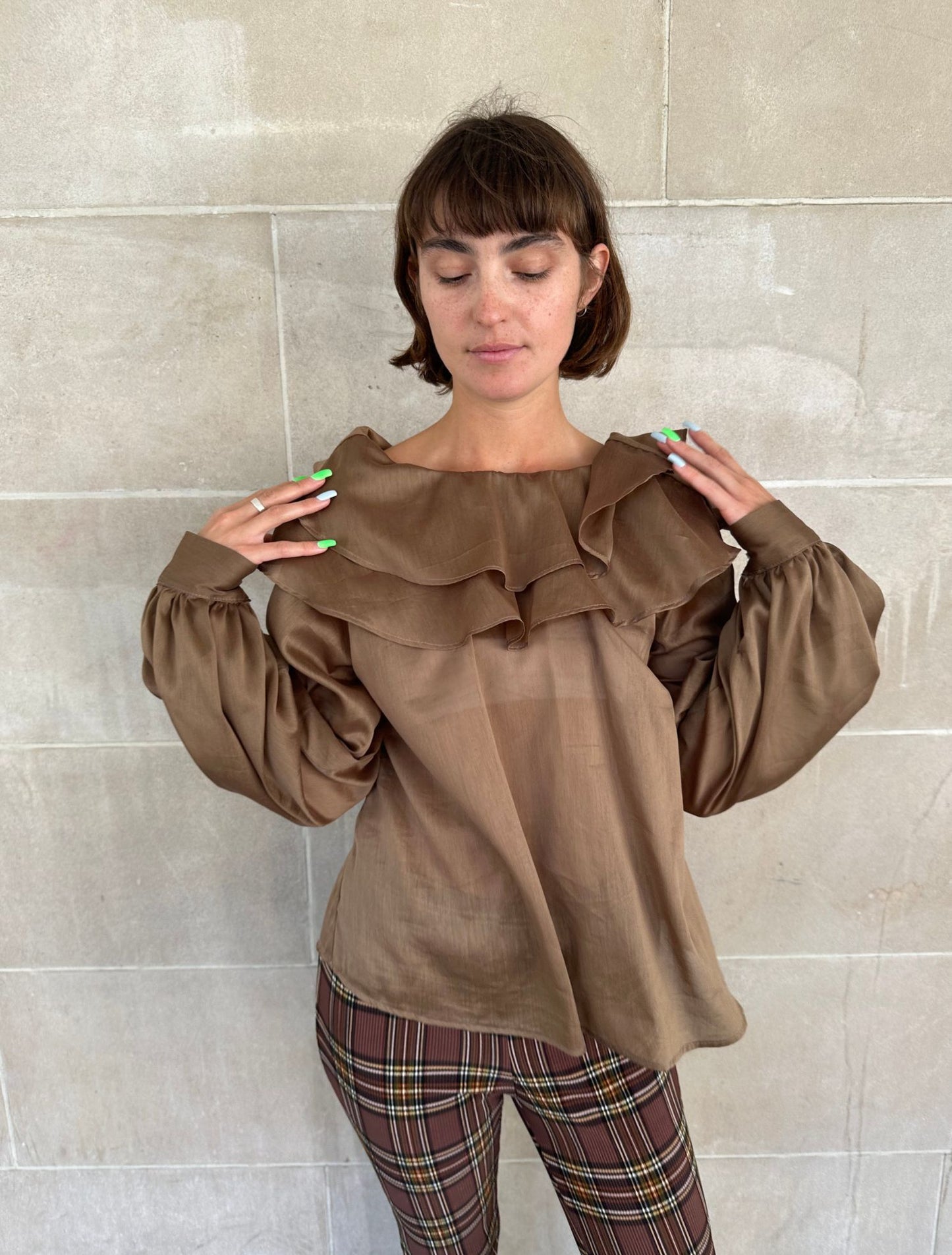 Cloud Blouse - Tobacco