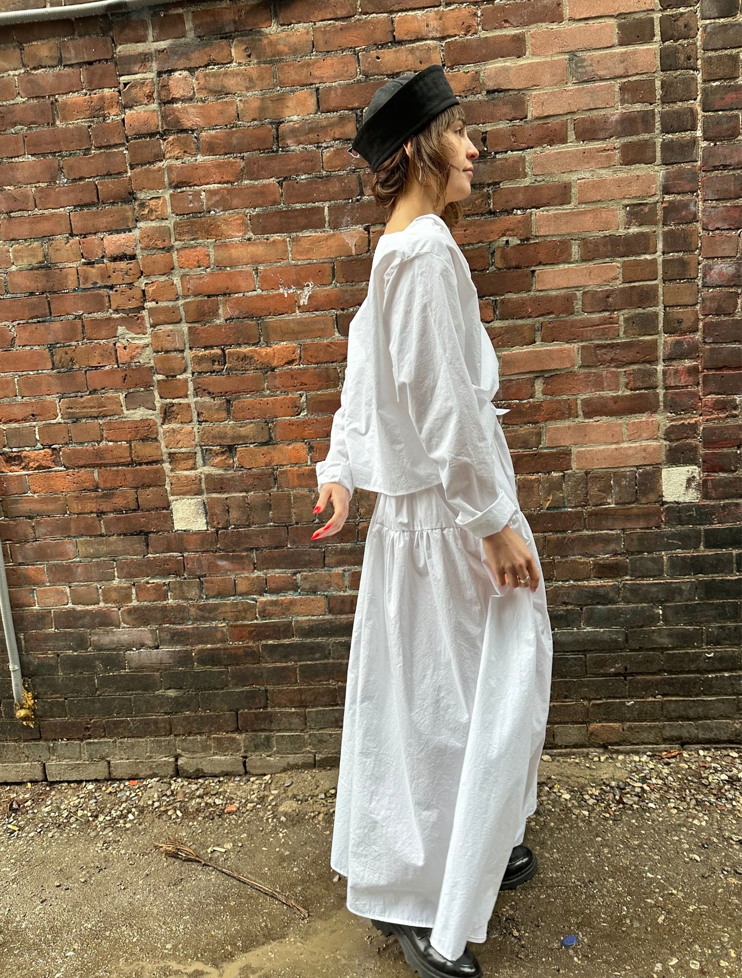 Tina Blouse - Chalk