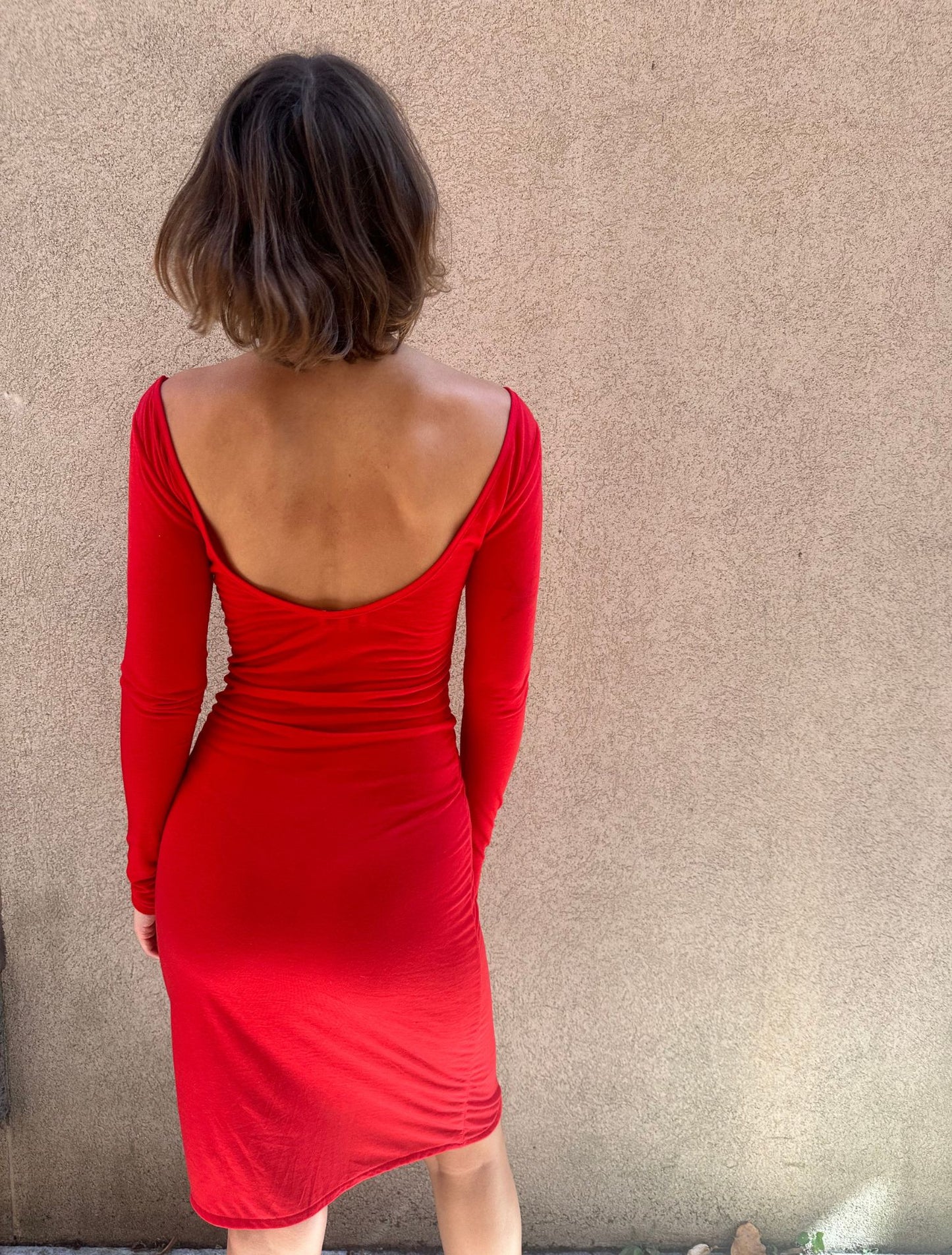 Prima Dress - Vermilion