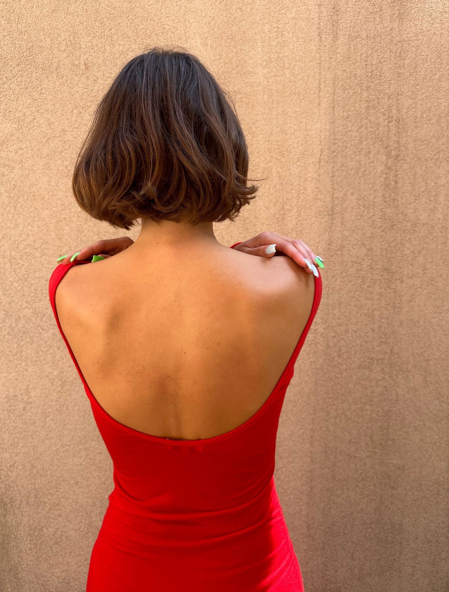 Prima Dress - Vermilion