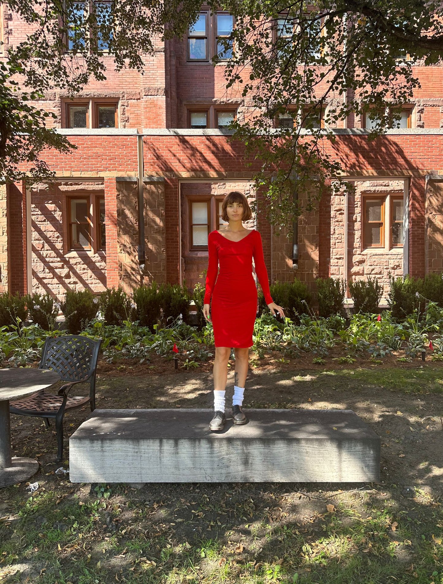 Prima Dress - Vermilion