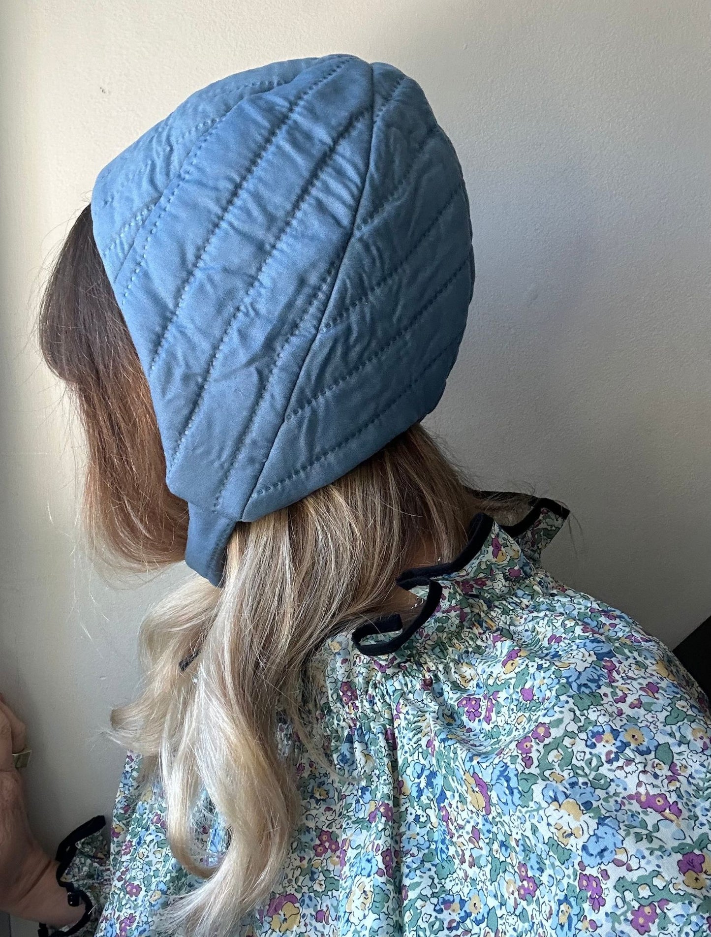 Quilted Cap - Azure