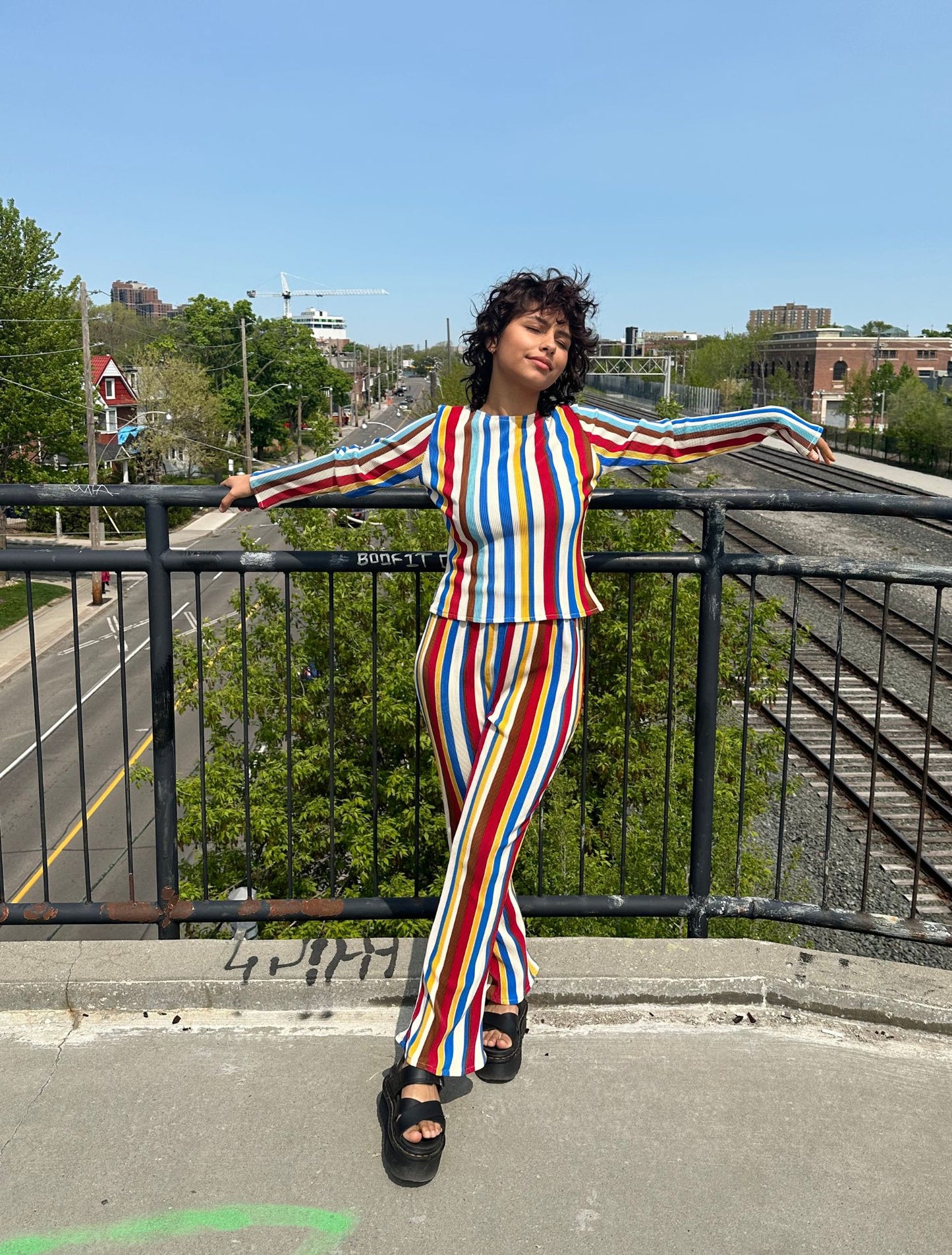 Robbie Pants - Recess Stripe
