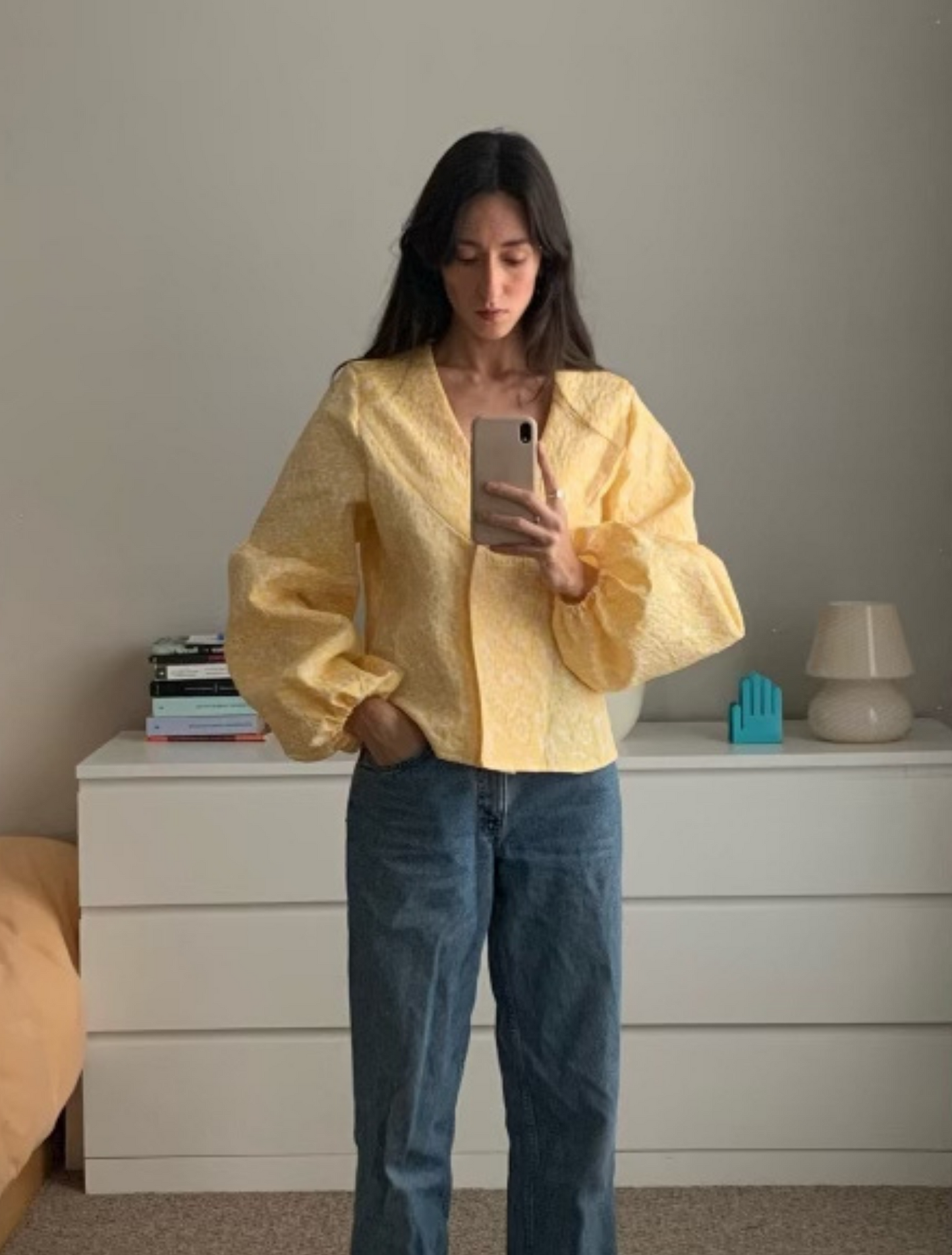 Agnes Blouse - Butter - Sample