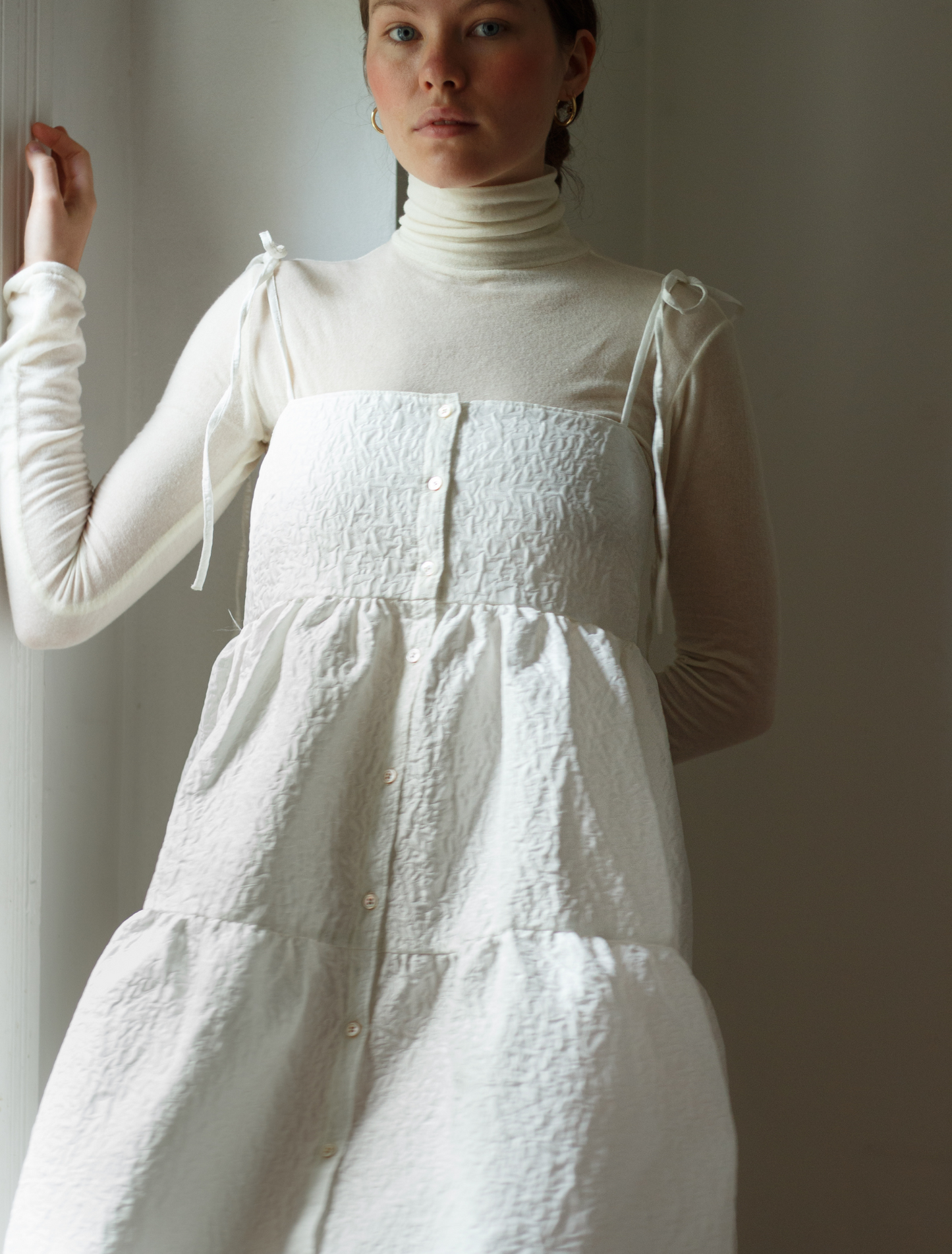 Babette Dress - Pearl