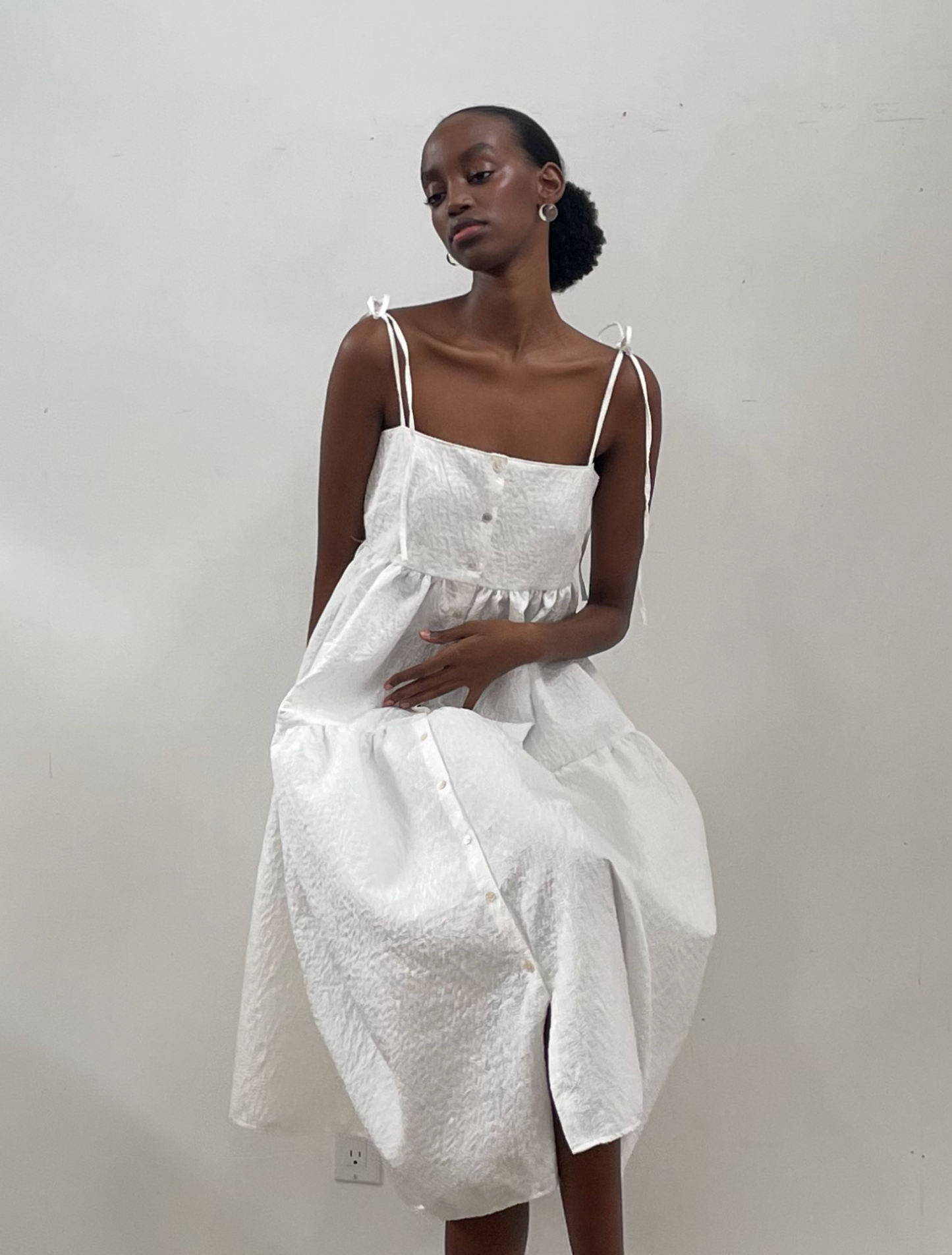 Babette Dress - Pearl