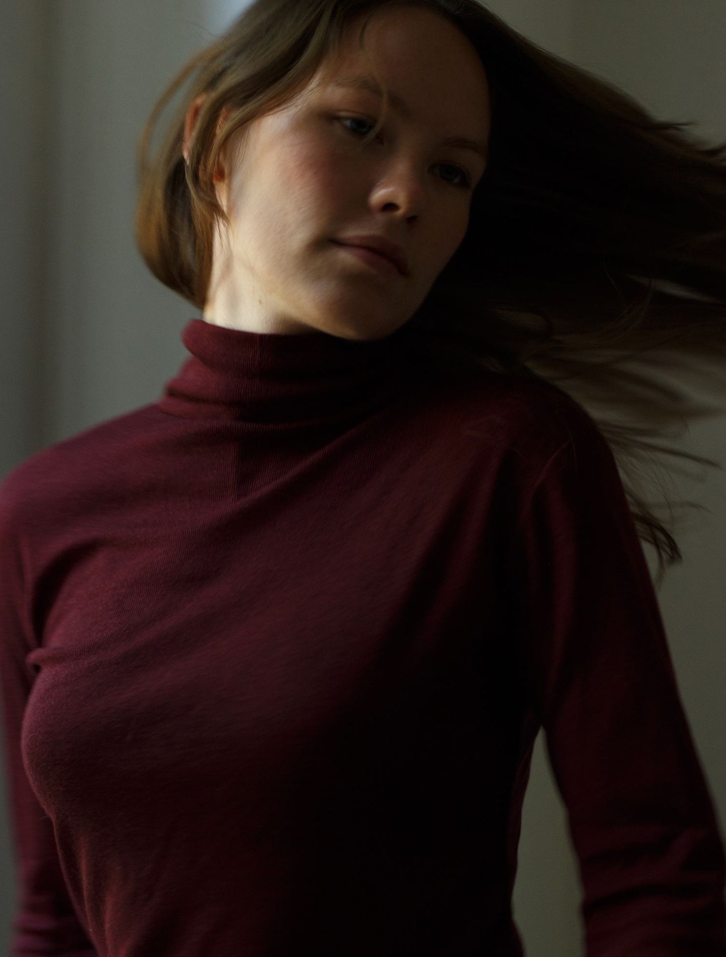 Sagan Turtleneck - Bordeaux