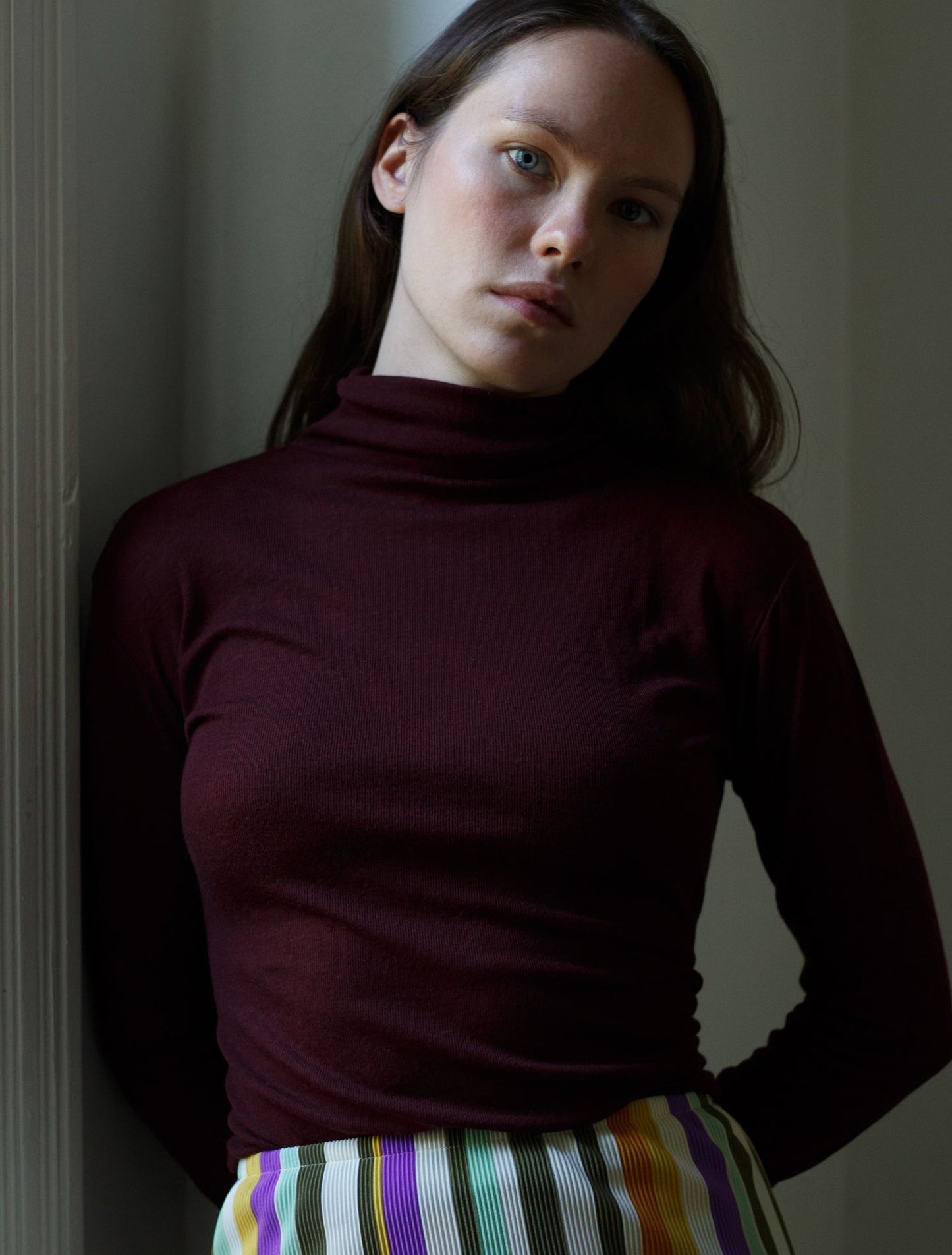 Sagan Turtleneck - Bordeaux