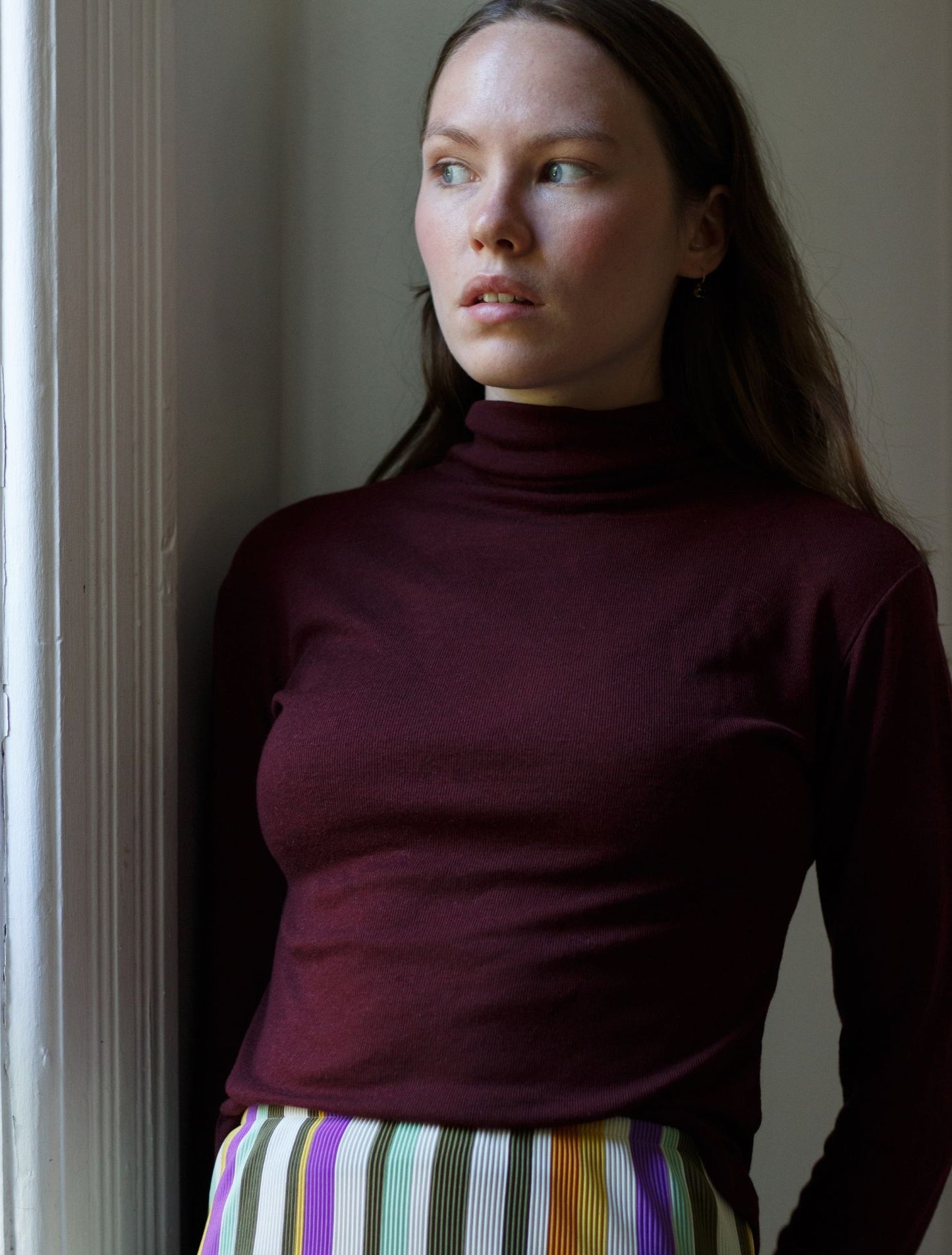 Sagan Turtleneck - Bordeaux