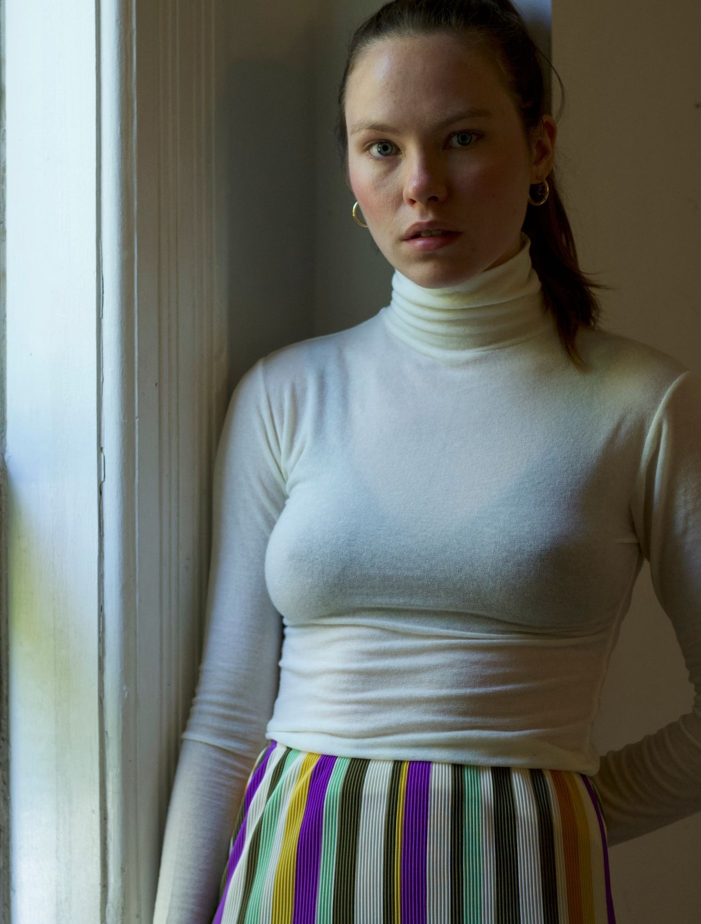 Sagan Turtleneck - Ecru
