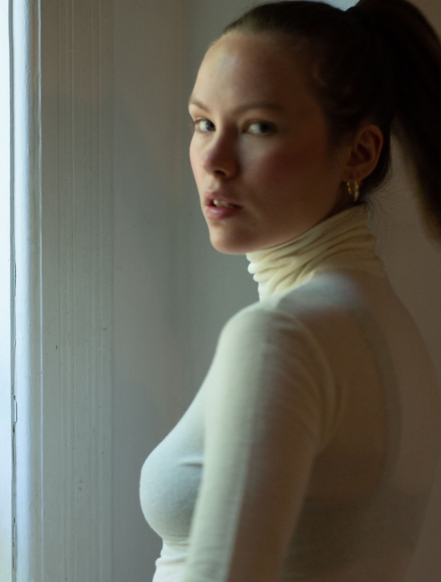 Sagan Turtleneck - Ecru