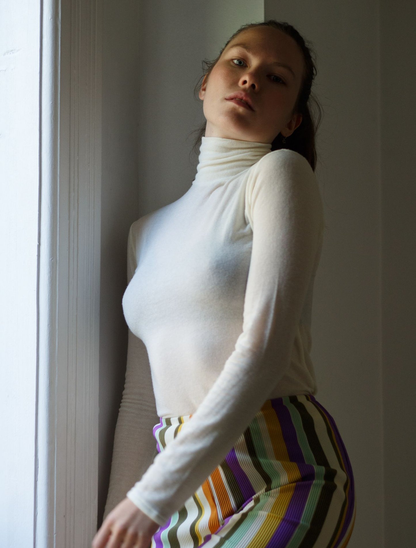 Sagan Turtleneck - Ecru