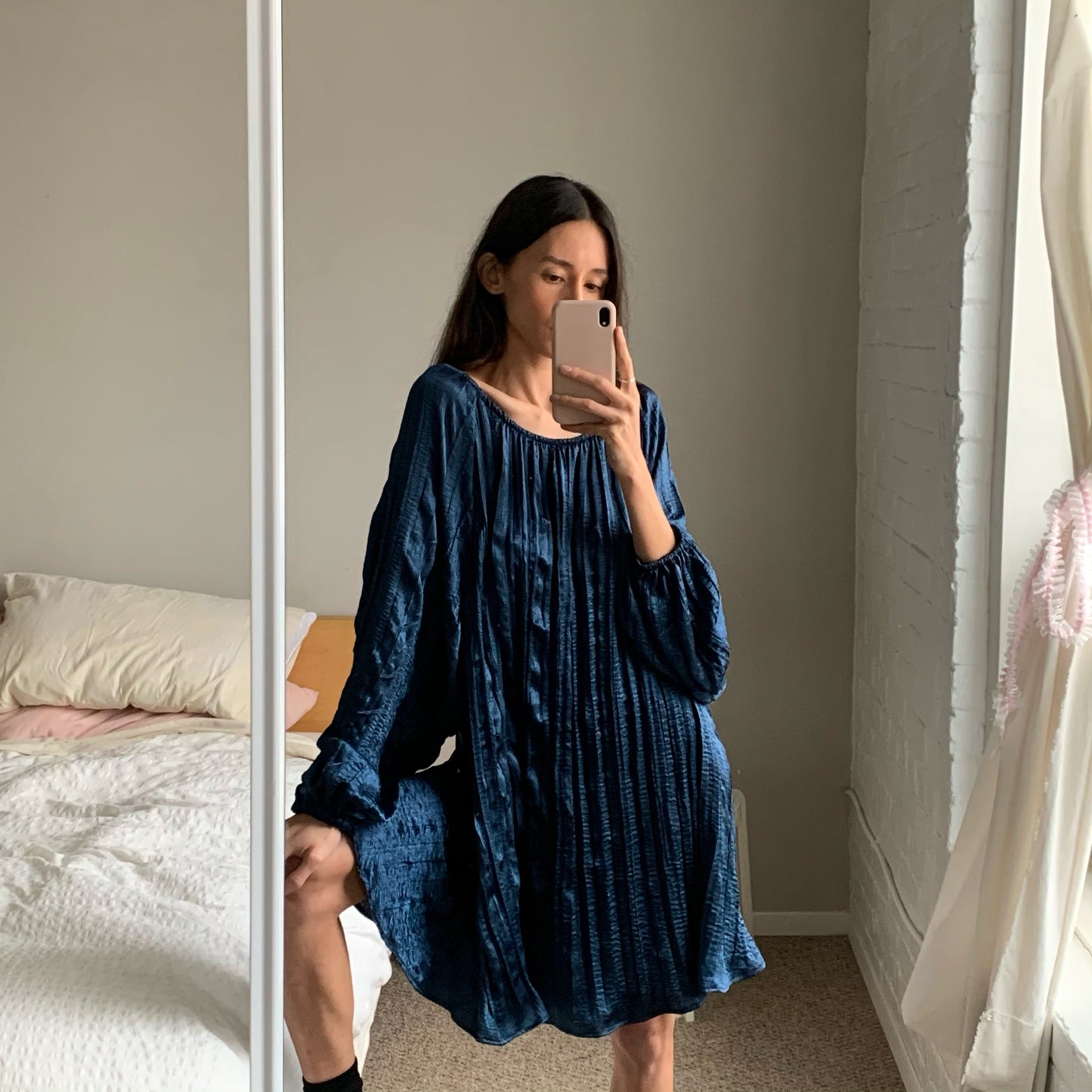 Lisa Dress - Smokey Blue