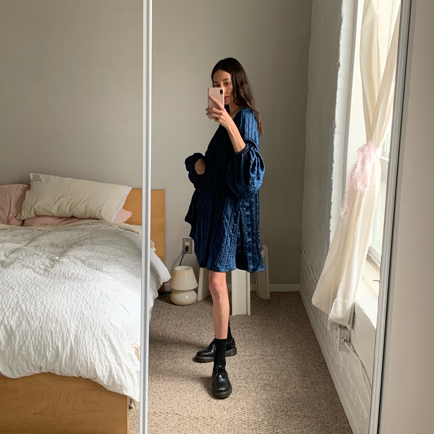 Lisa Dress - Smokey Blue