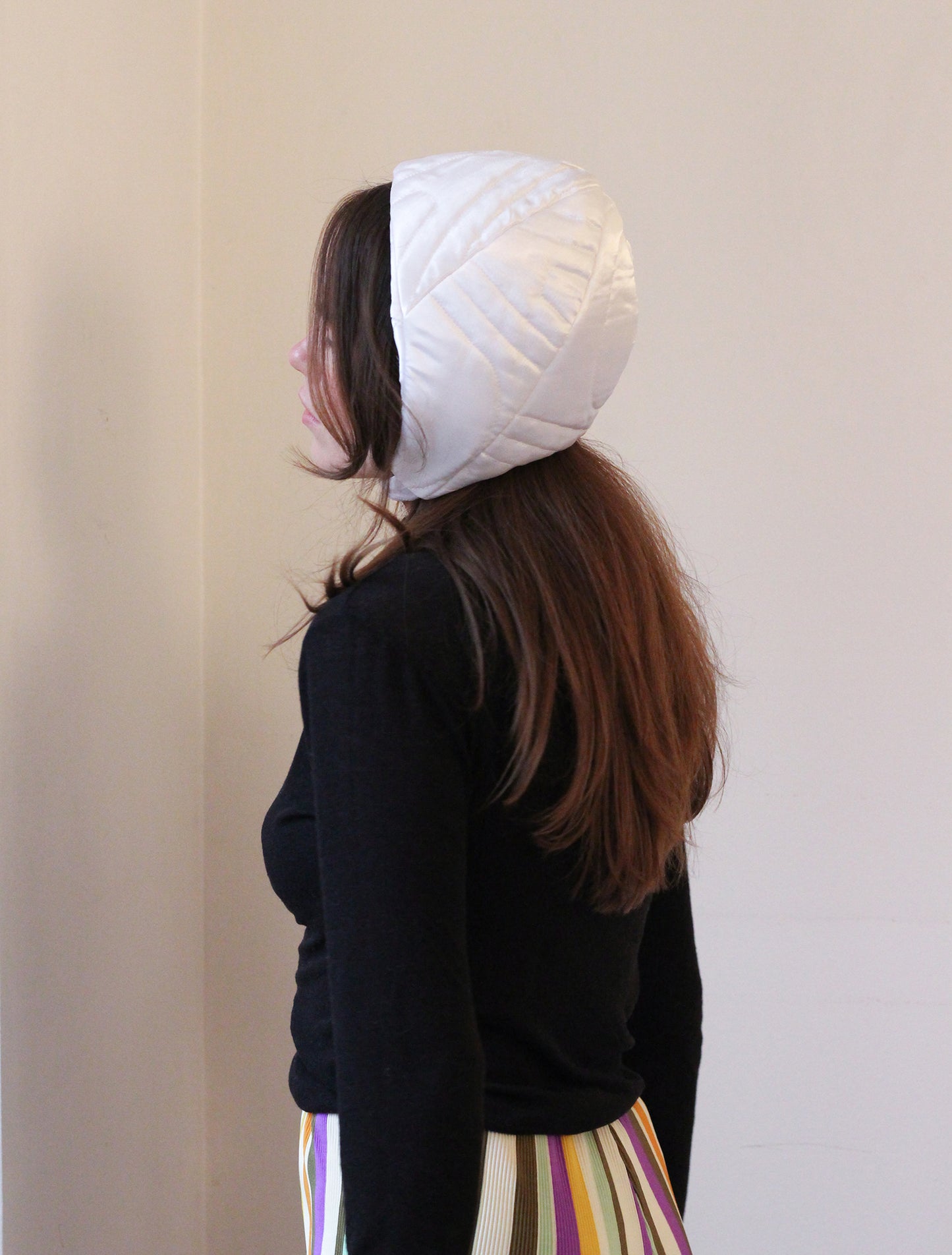 Quilted Cap - Swan