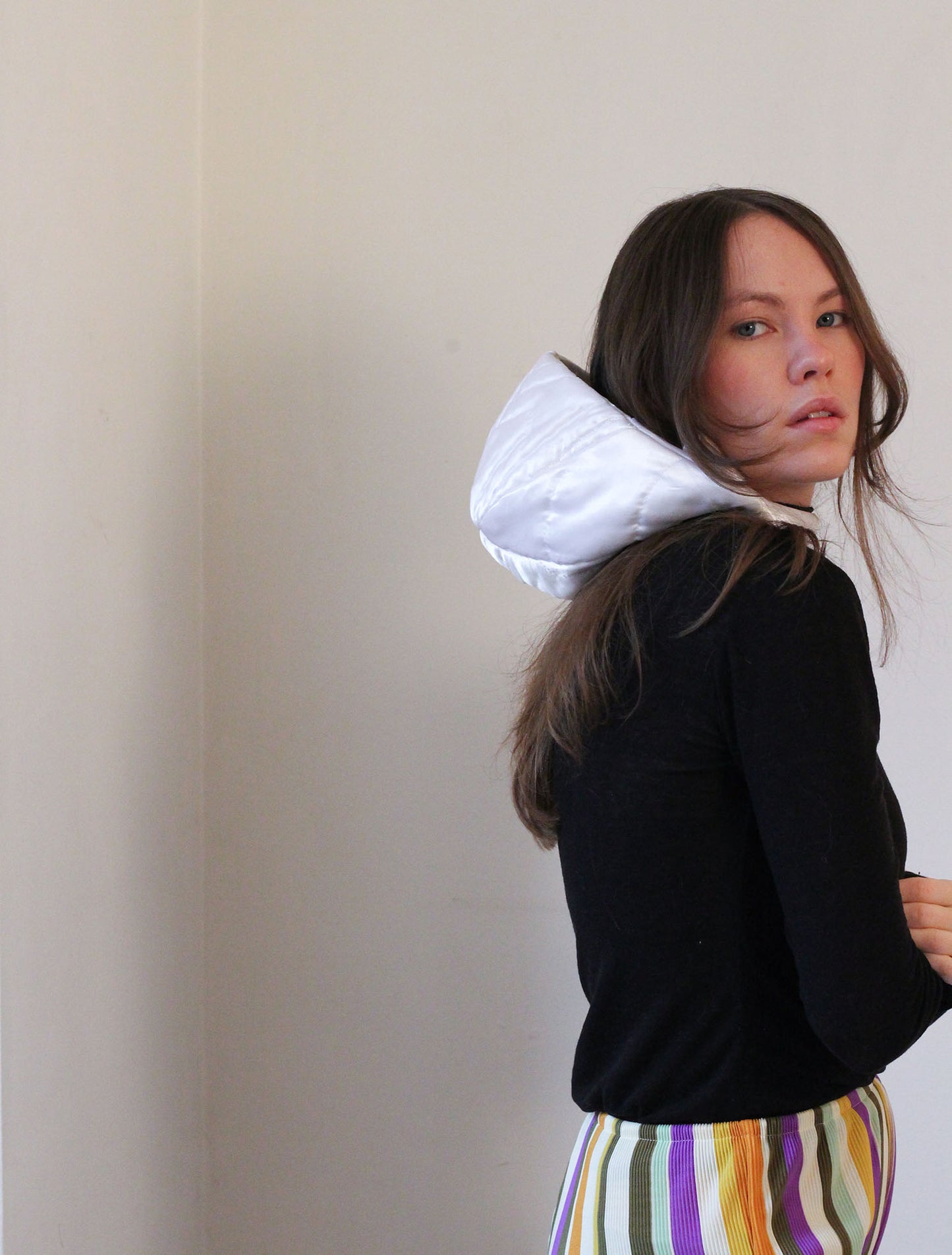 Quilted Cap - Swan