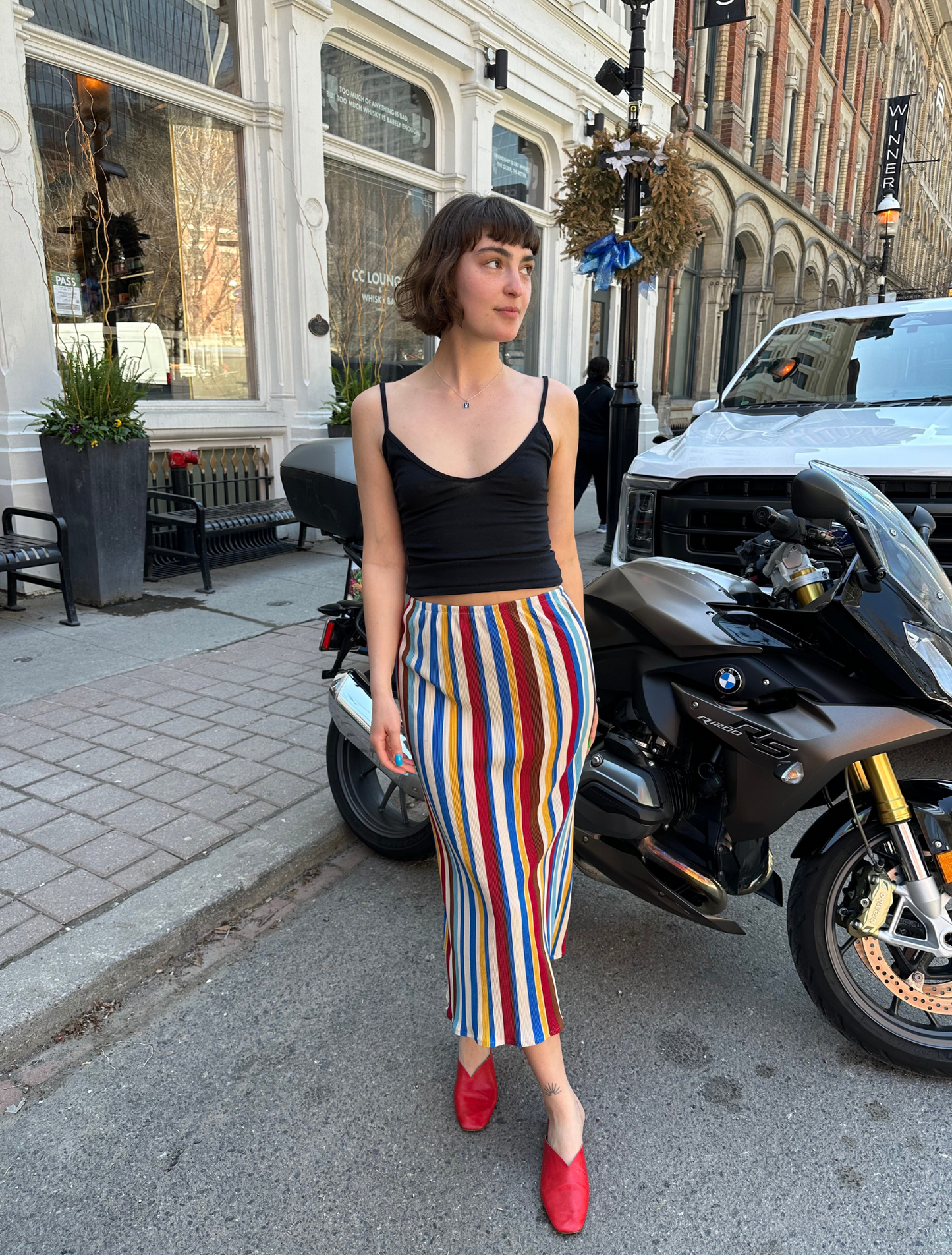 Raven Skirt - Recess Stripe