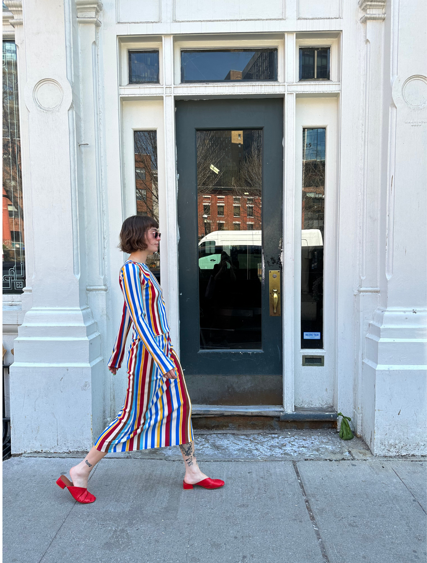 Raven Skirt - Recess Stripe