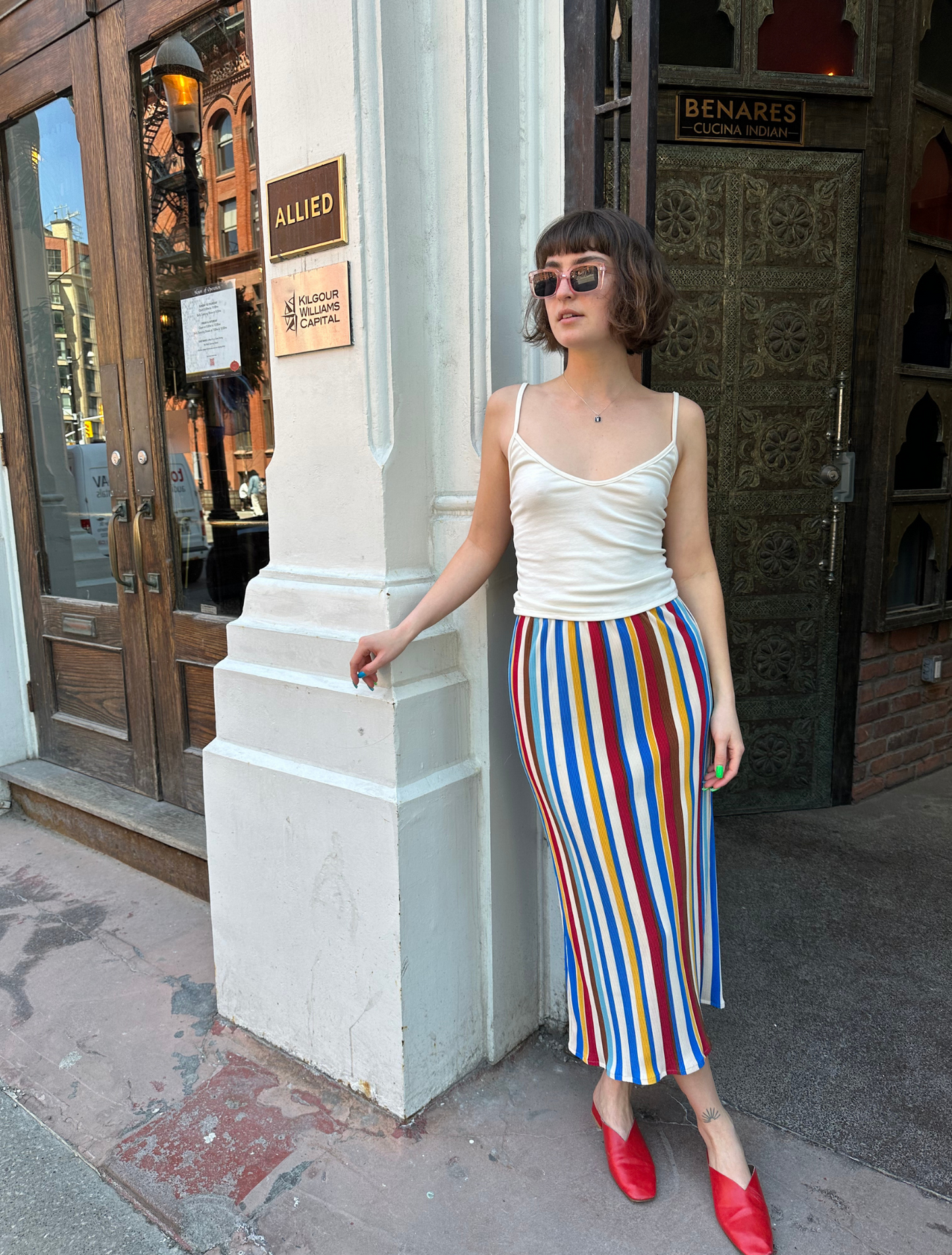 Raven Skirt - Recess Stripe