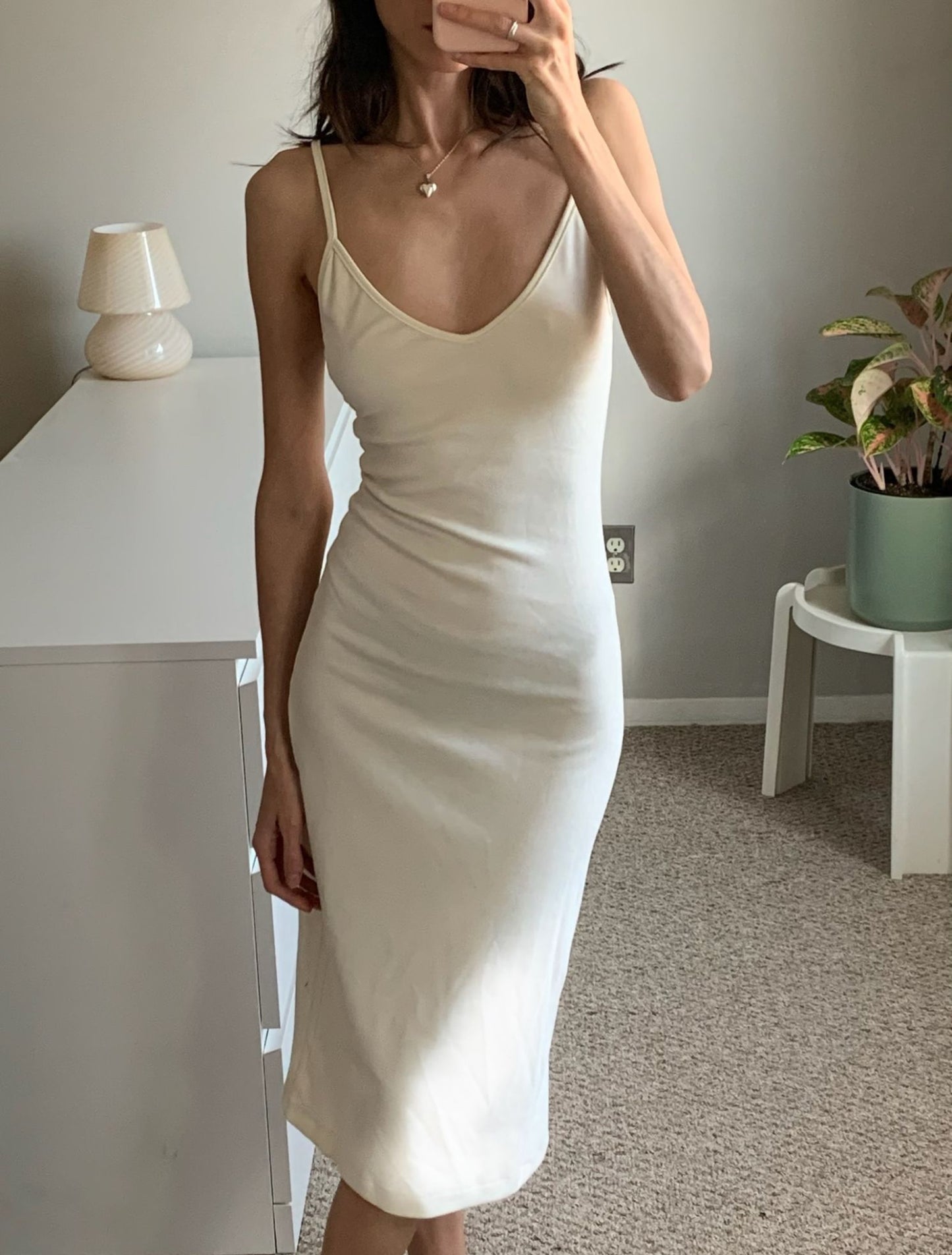 Melinda Slip Dress - Cream