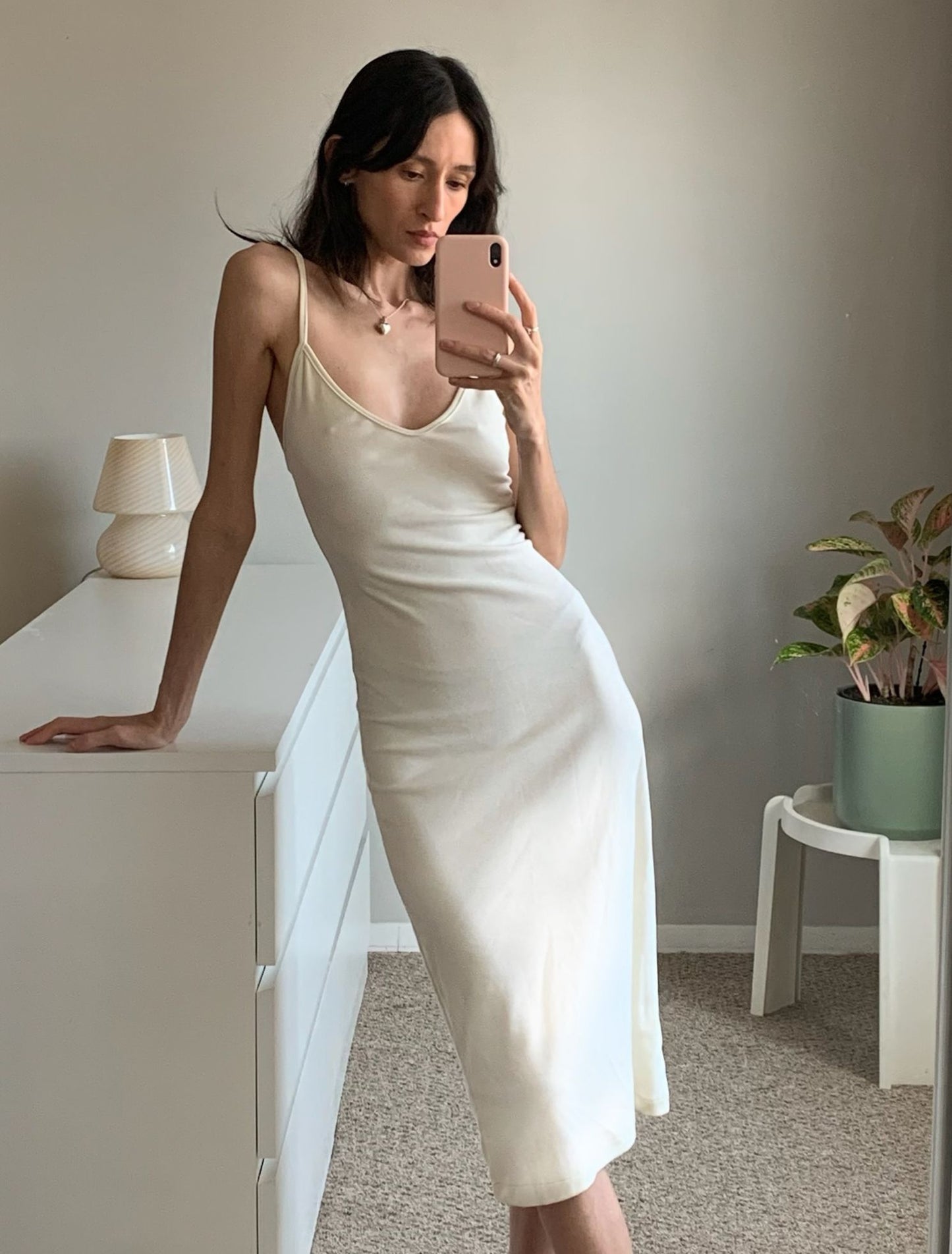 Melinda Slip Dress - Cream