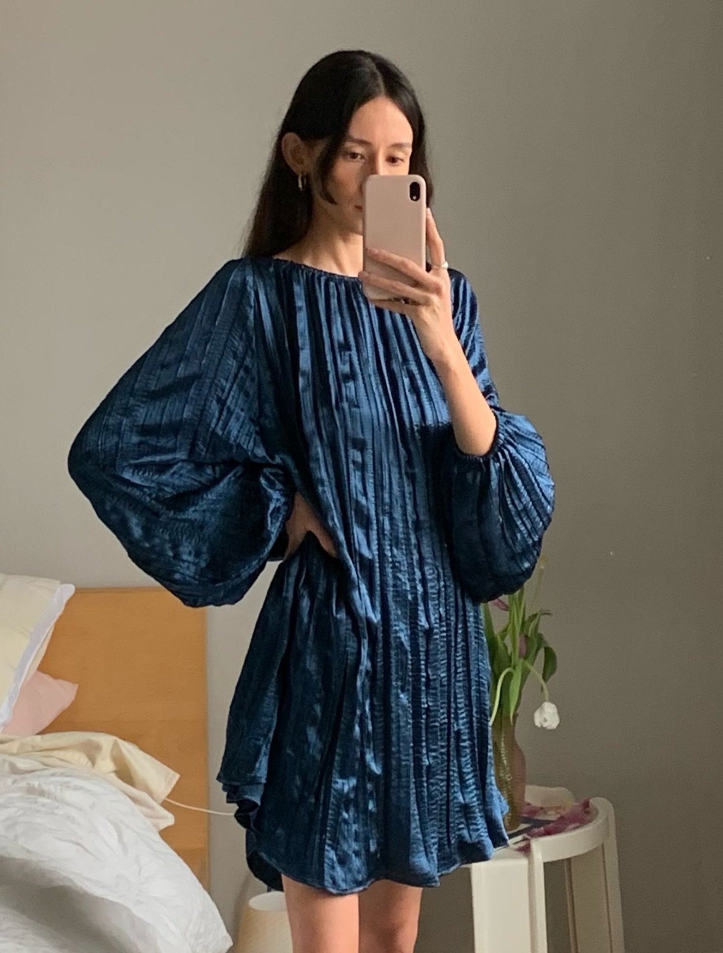 Lisa Dress - Smokey Blue