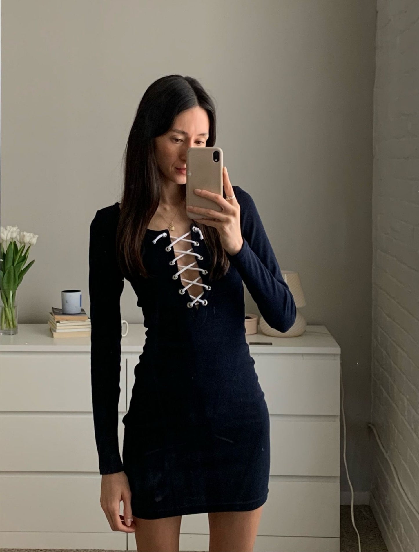 Annika Dress - Navy