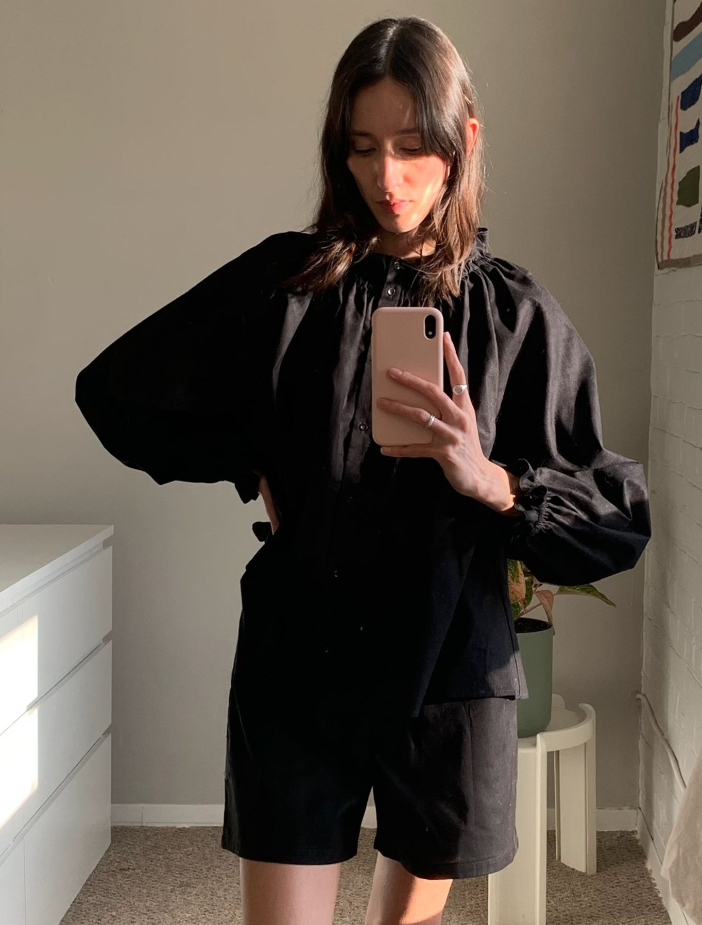Claire Blouse - Midnight