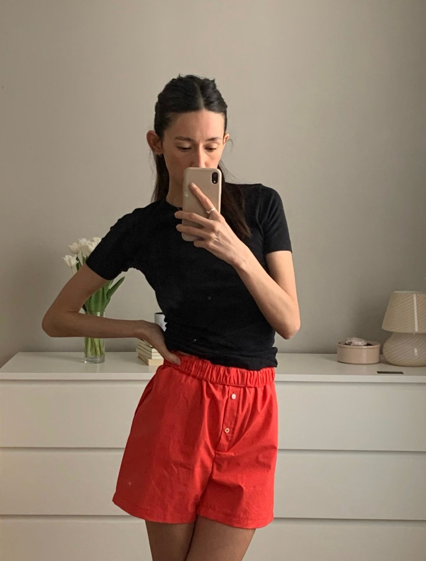 Gregg Shorts - Poppy Red