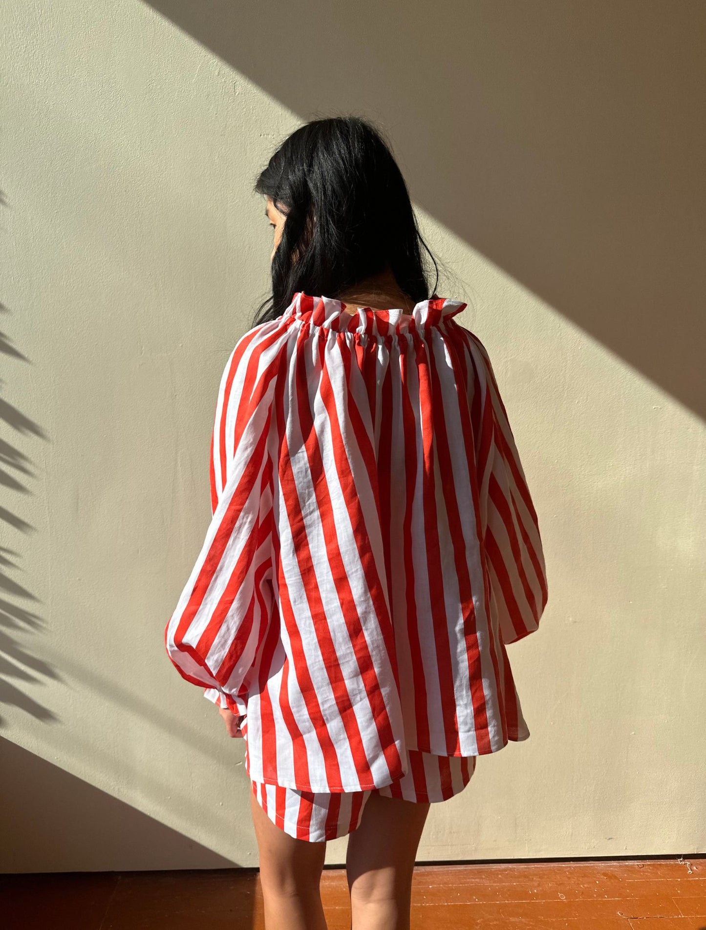 Claire Blouse - Strata Stripe