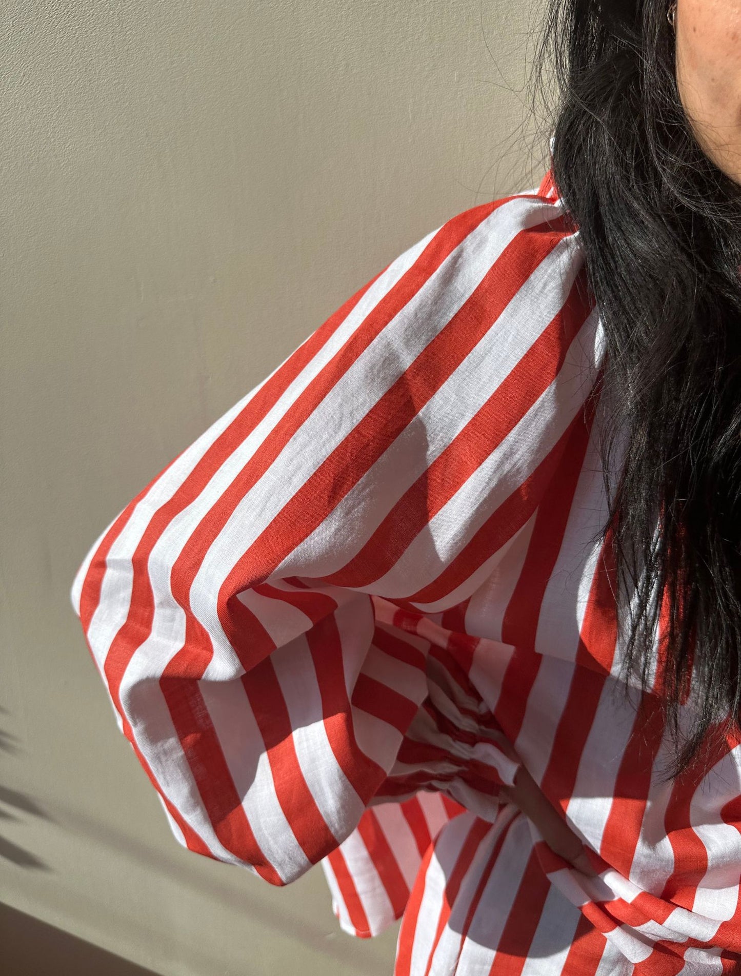 Claire Blouse - Strata Stripe