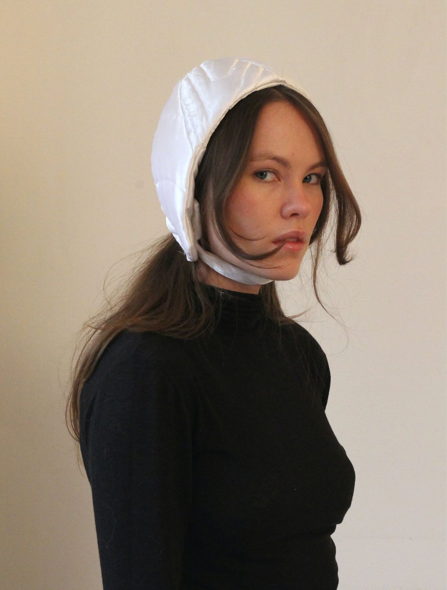 Quilted Cap - Swan