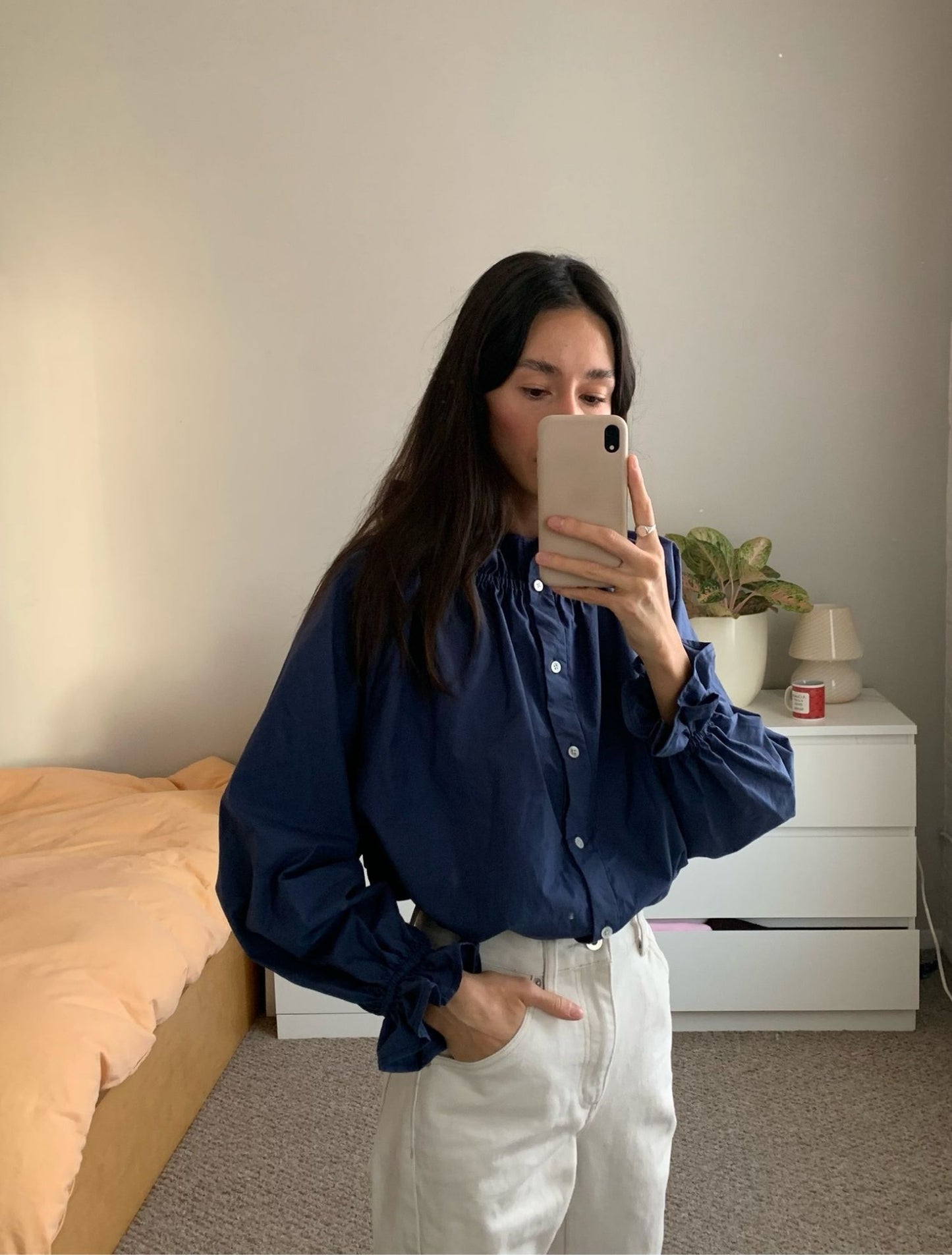 Claire Blouse - Indigo