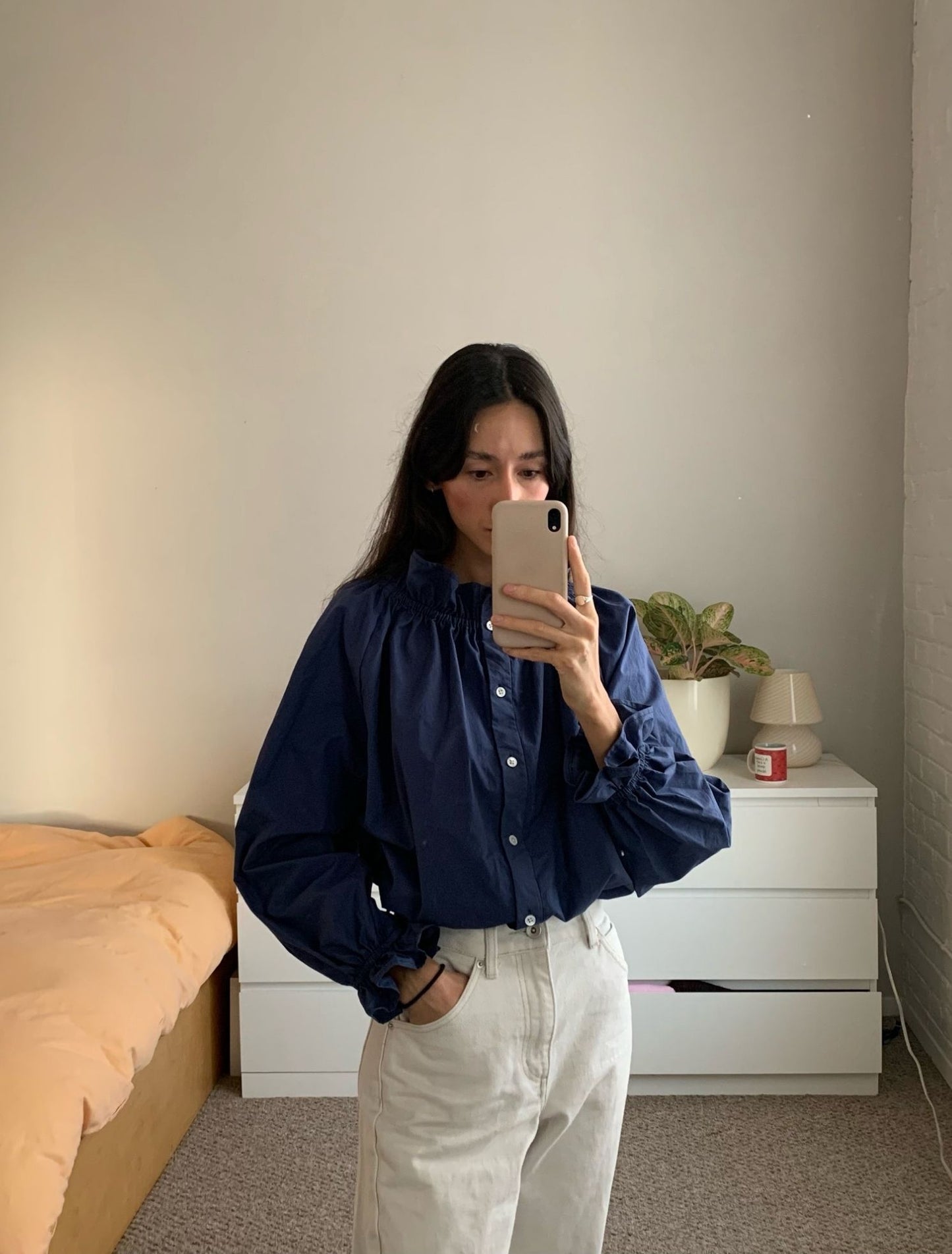 Claire Blouse - Indigo