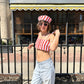 Babette Top - Strata Stripe - Sample
