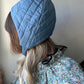 Quilted Cap - Azure