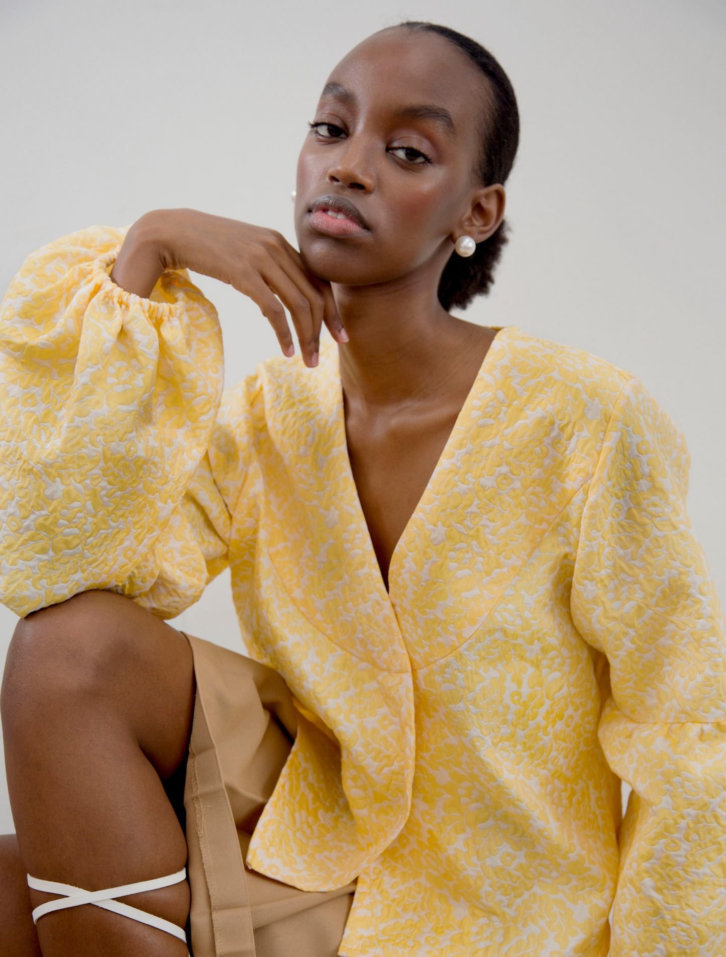 Agnes Blouse - Butter - Sample