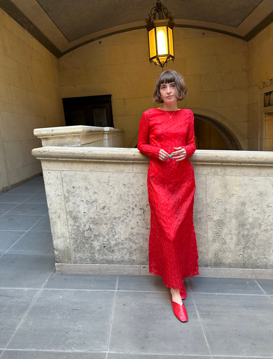 Dulse Dress - Siren Red