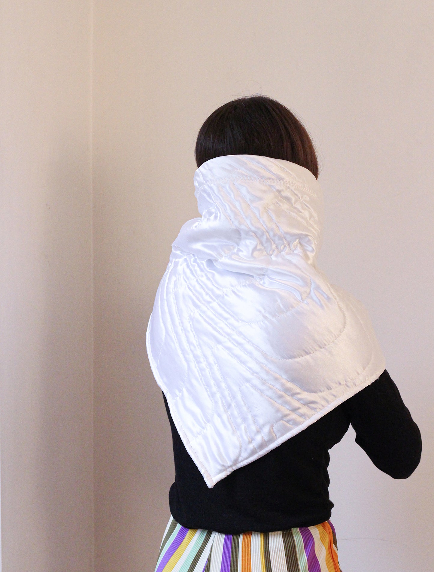 Limited Edition Quilted Scarf - Swan