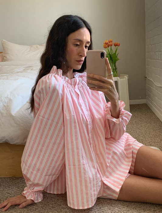 Claire Blouse - Candy Stripe