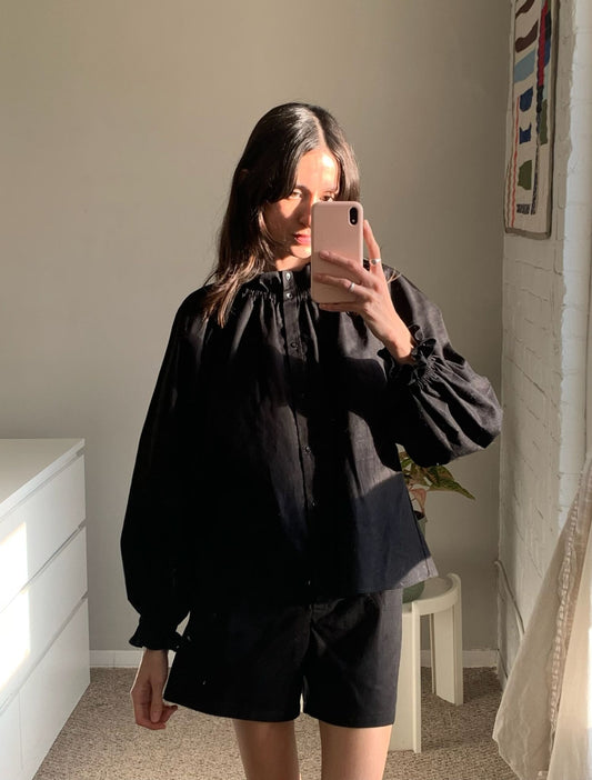 Claire Blouse - Midnight